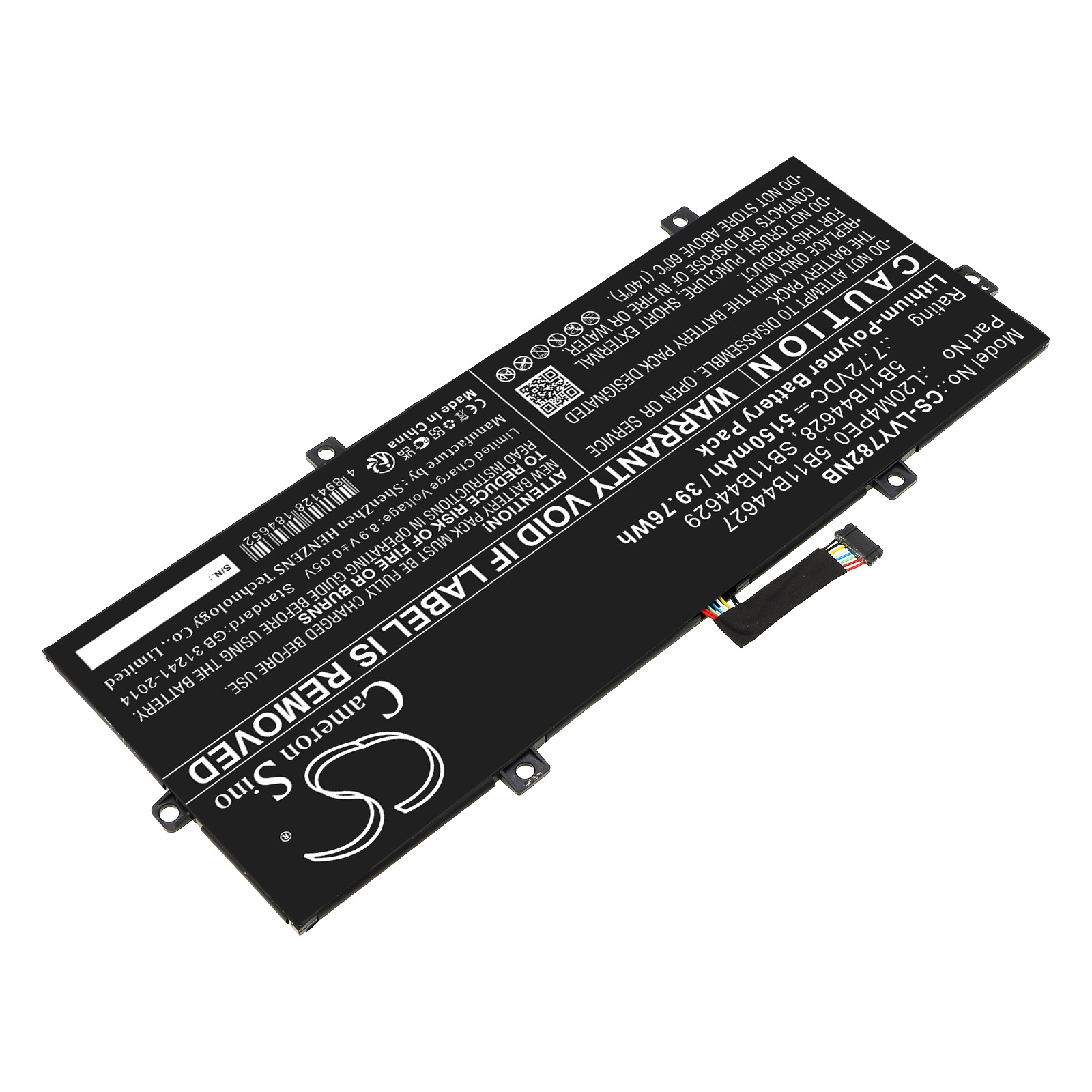 Batteri til bærbar PC for Lenovo Yoga Duet 7 13ITL6 82MA0025AX og andre.