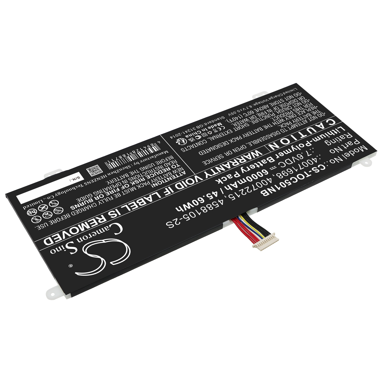 Batteri til bærbar PC for Dynabook Satellite Pro C50-H-106 og andre