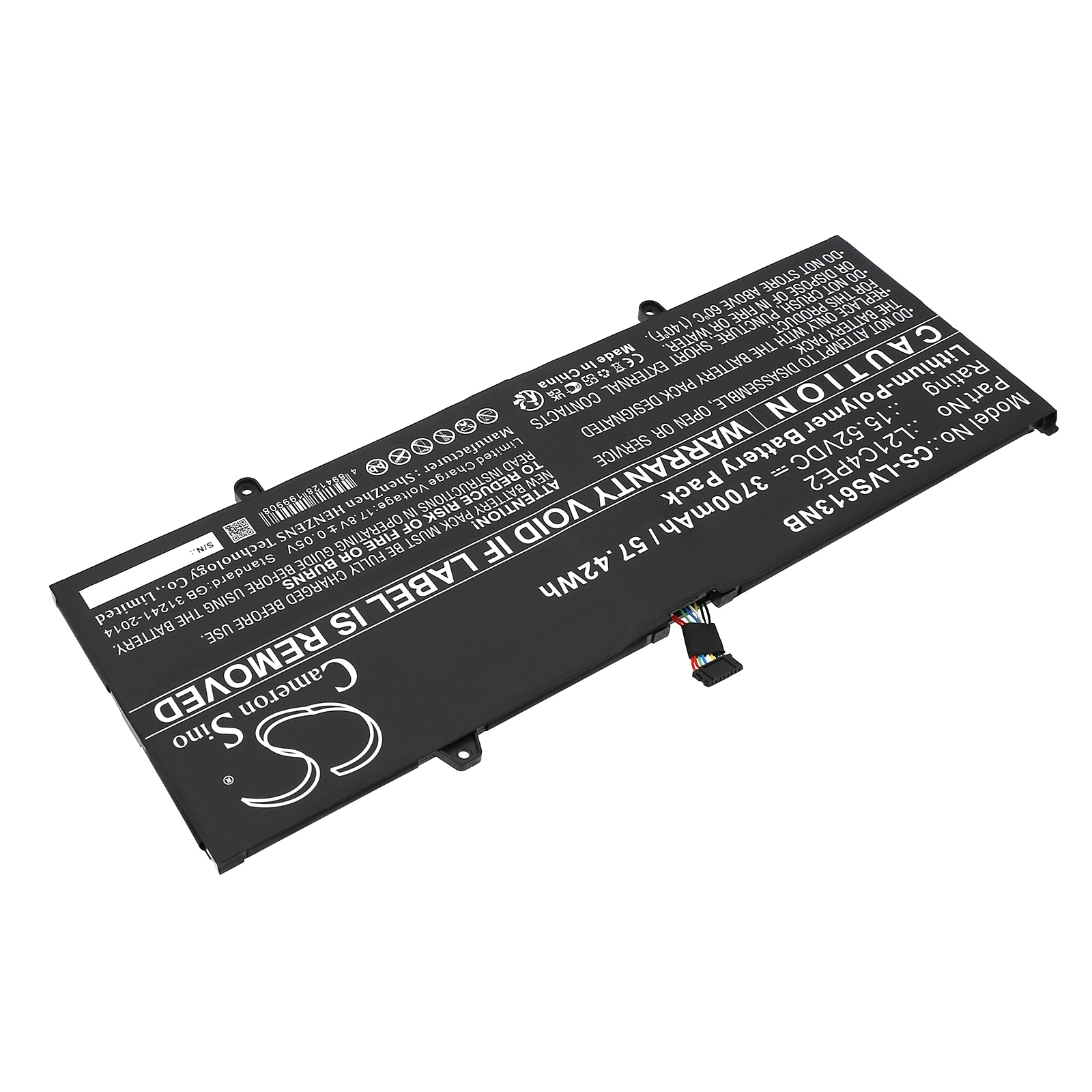 Batteri til bærbar PC for Lenovo Yoga 6 13ALC7 82UD006HKR og andre.