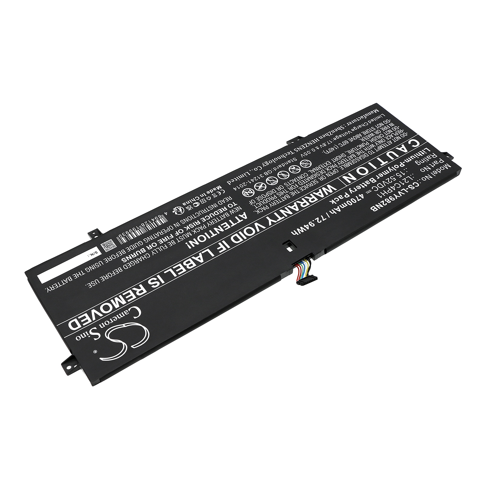 Batteri til bærbar PC for Lenovo Yoga Slim 9 14IAP7 82T0001ETA og andre.