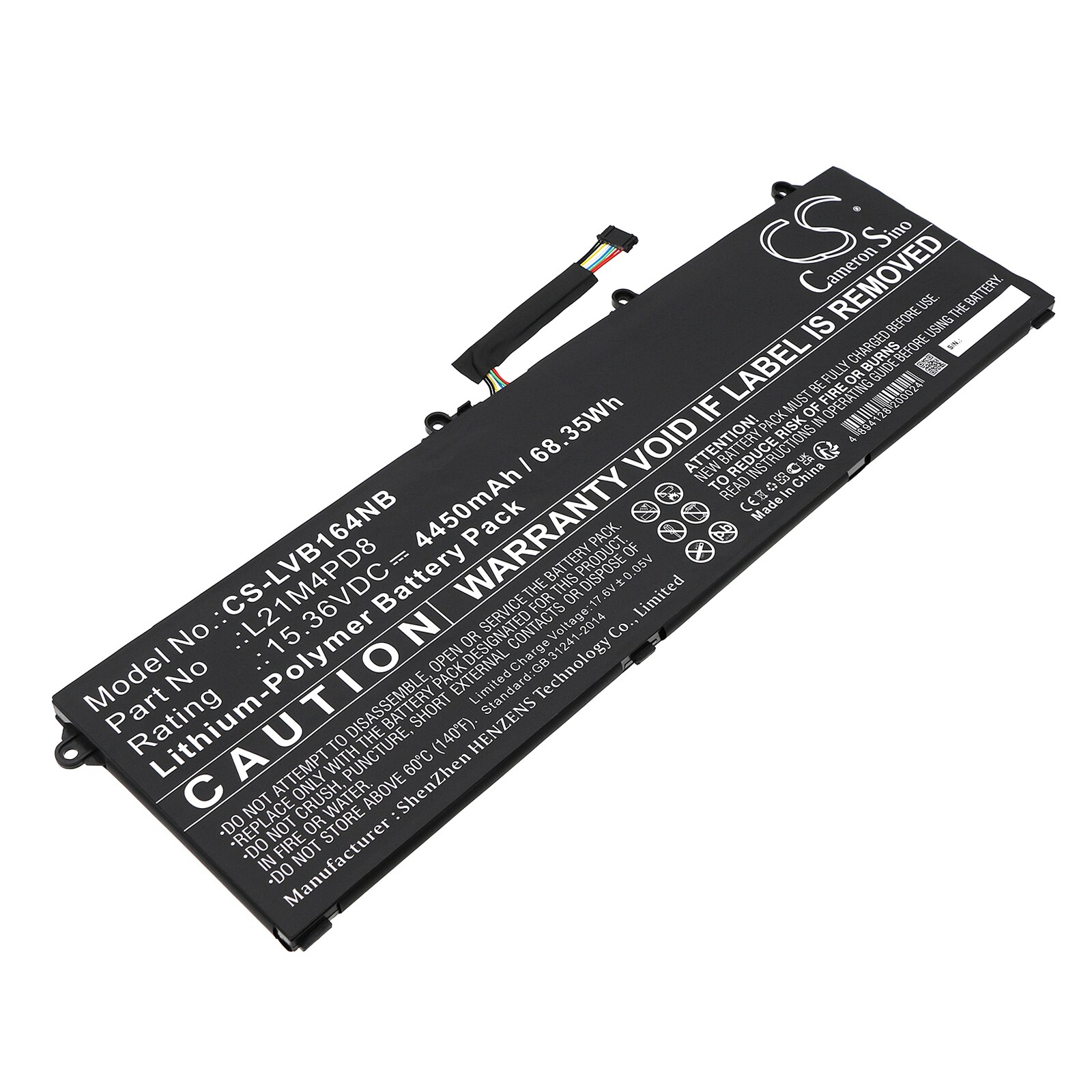 Batteri til bærbar PC for Lenovo ThinkBook 16 G4 IAP 21CY001UPB og andre.