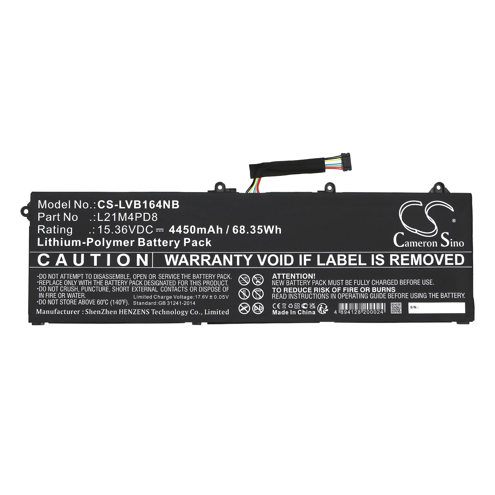 Batteri til bærbar PC for Lenovo ThinkBook 16 G4 IAP 21CY001UPB og andre.