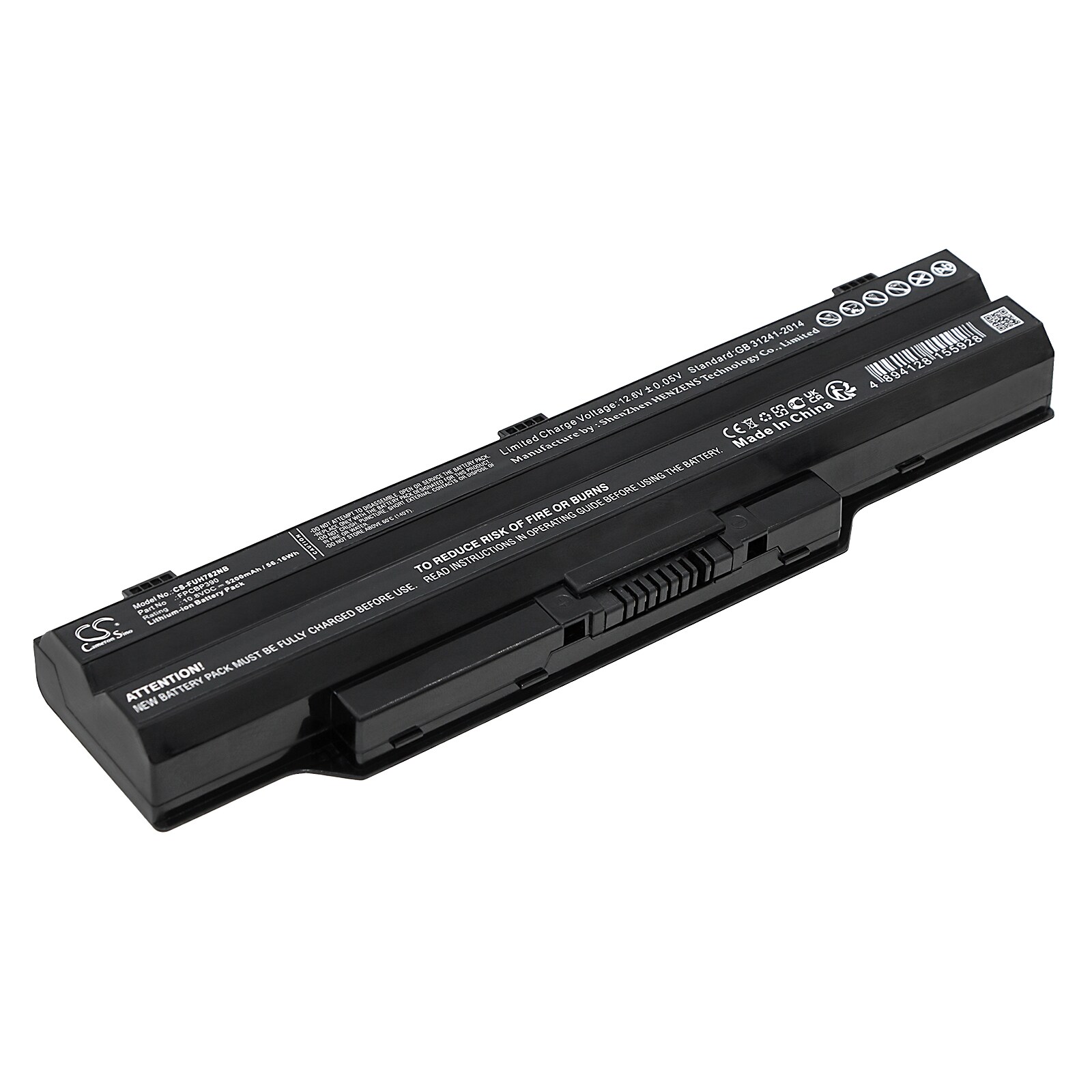 Batteri til bærbar PC for Fujitsu LifeBook SH782