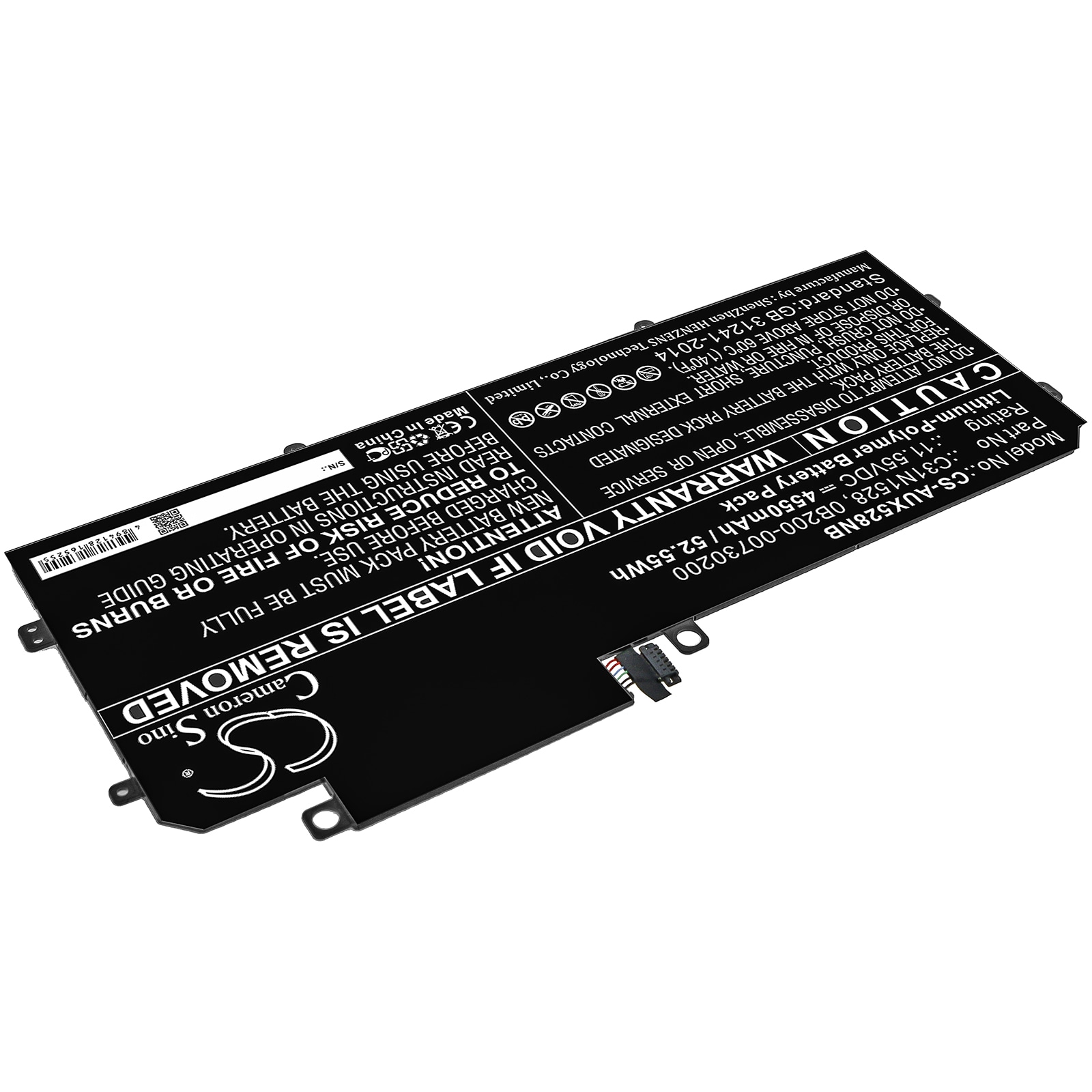 Batteri til bærbar PC for Asus UX360CA, UX360CA-FC060T og andre.
