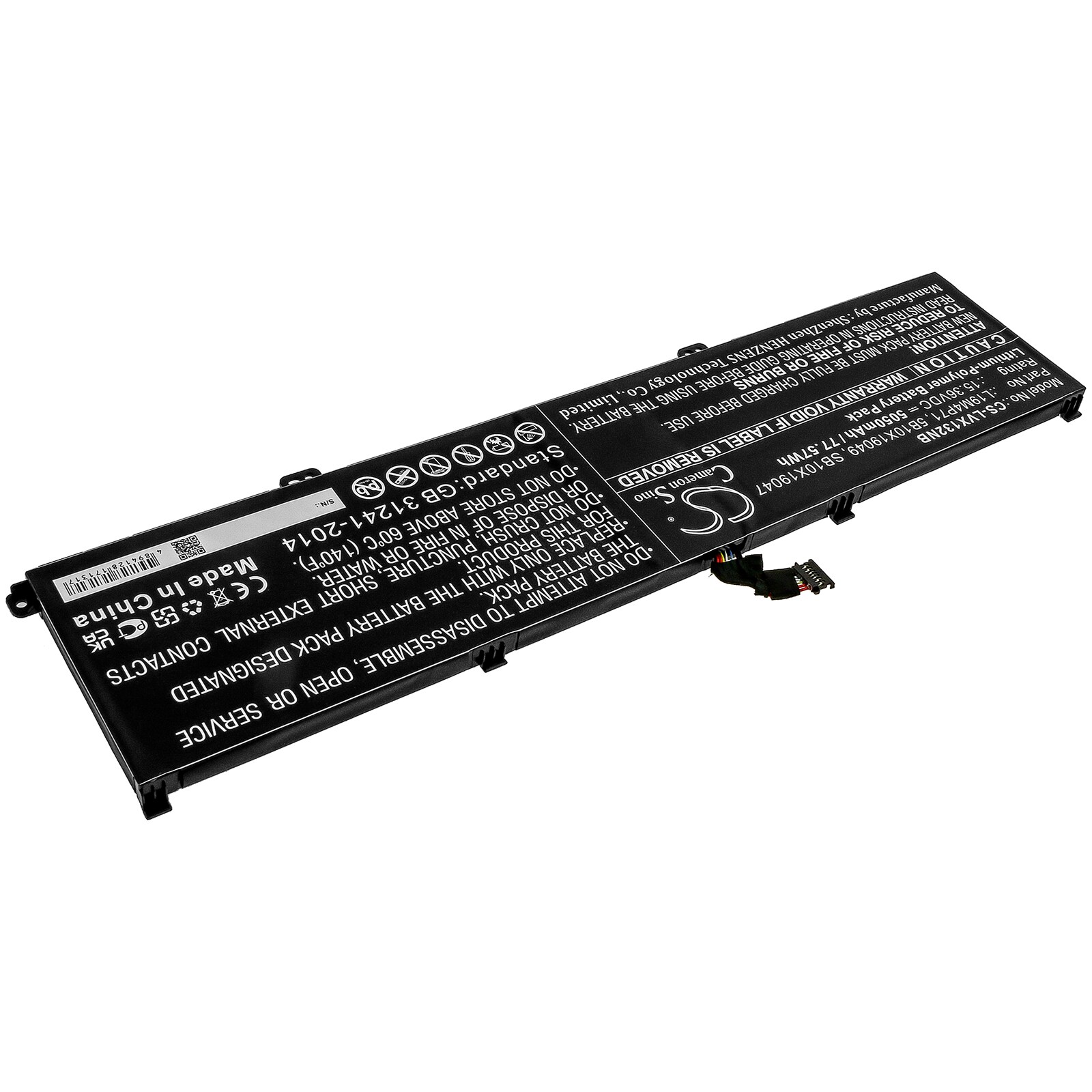 Batteri til bærbar PC for Lenovo ThinkPad X1 Extreme Gen 3 og andre.