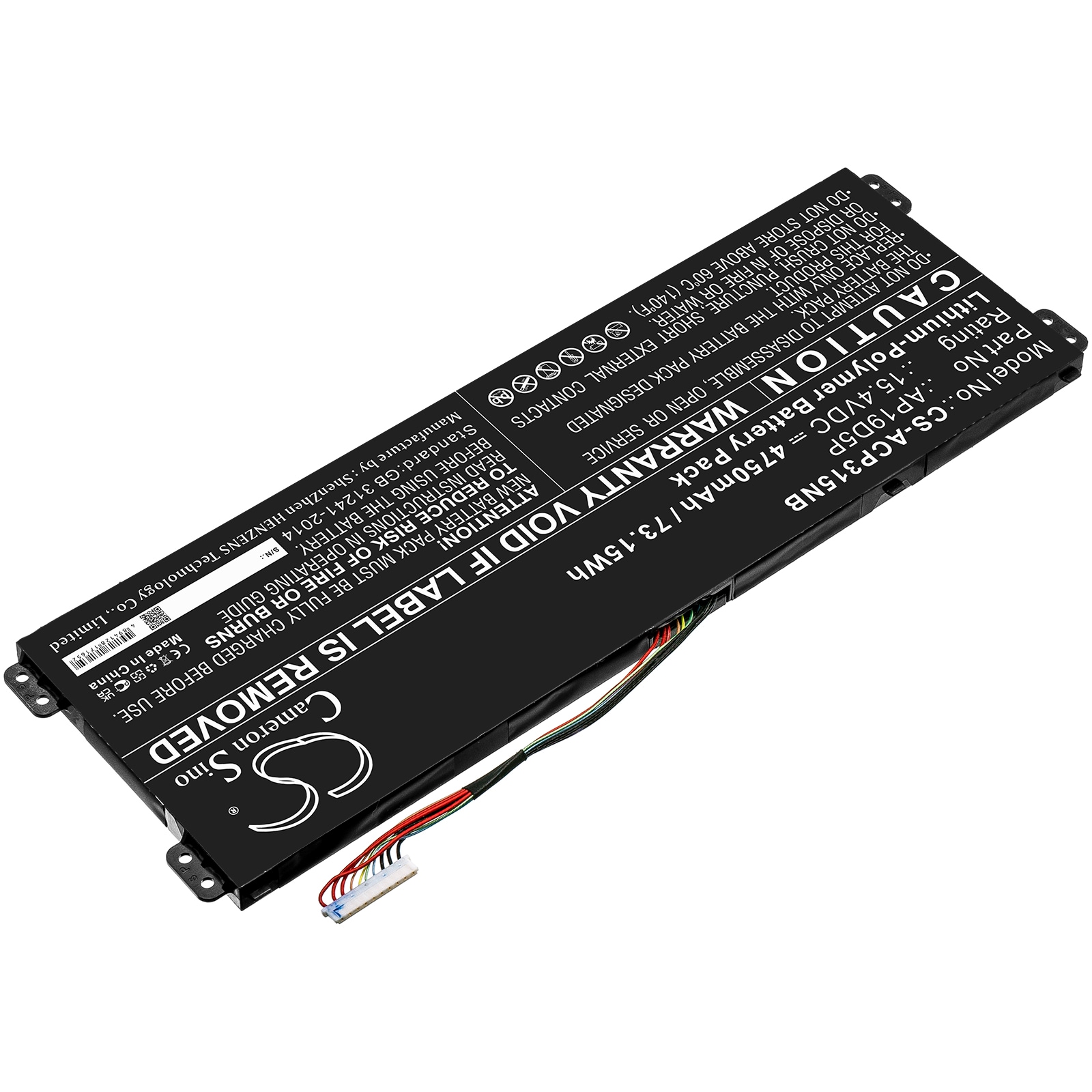 Batteri til bærbar PC for Acer Conceptd 3 Cn315-72g-70p5 og andre