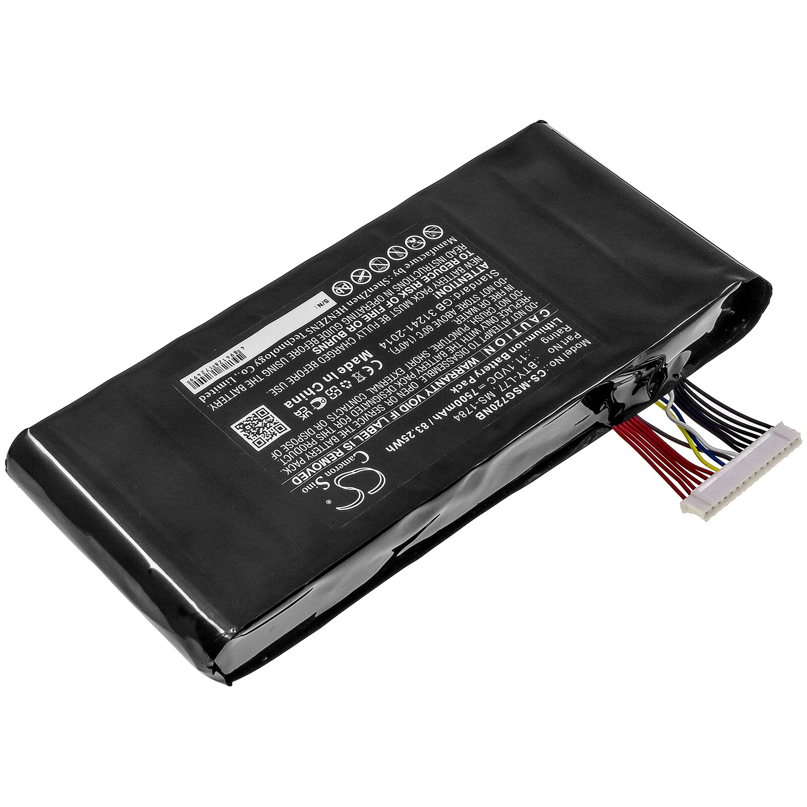 MSI GT72 Laptopbatteri – Kraftig 7500 mAh Lang Levetid Li-ion Batteri
