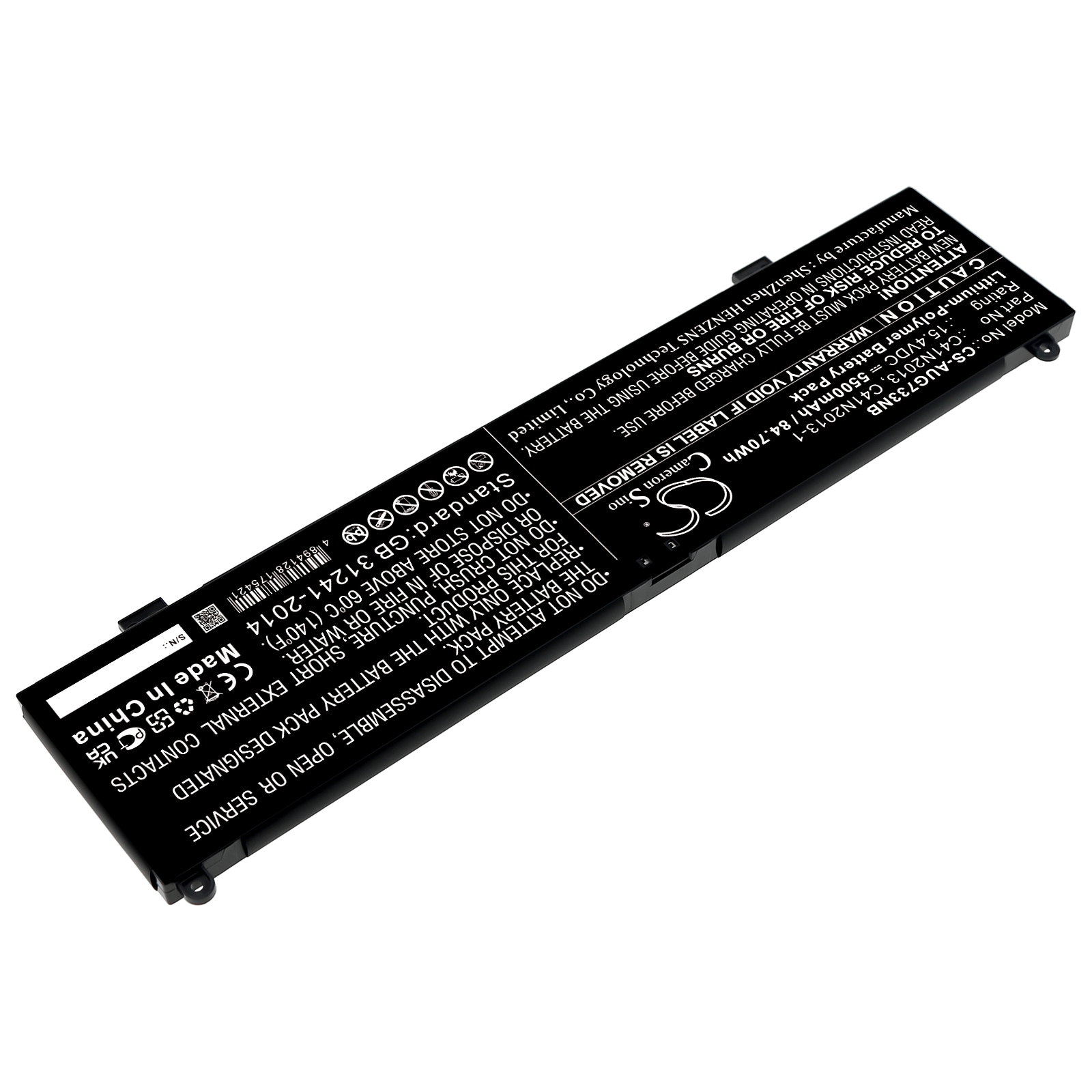 Batteri til bærbar PC for Asus ROG Strix SCAR 17 G733QR-HG061T og andre.