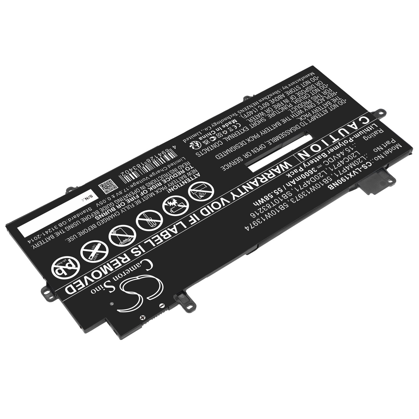 Batteri til bærbar PC for Lenovo ThinkPad X1 Carbon Gen 9-20XW005JGM og andre.