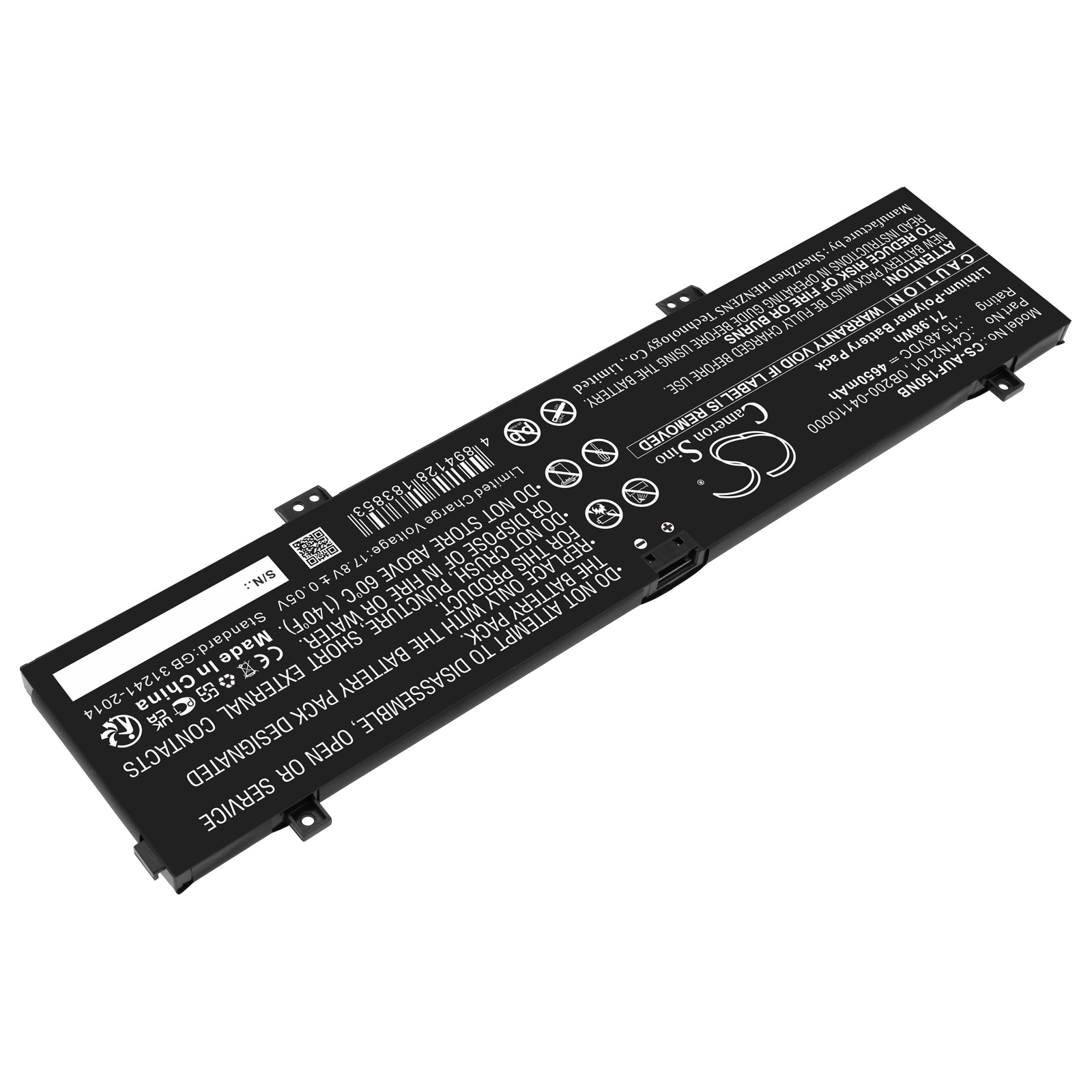Batteri til bærbar PC for Asus TUF Dash F15 FX517ZE-HN046W og andre.