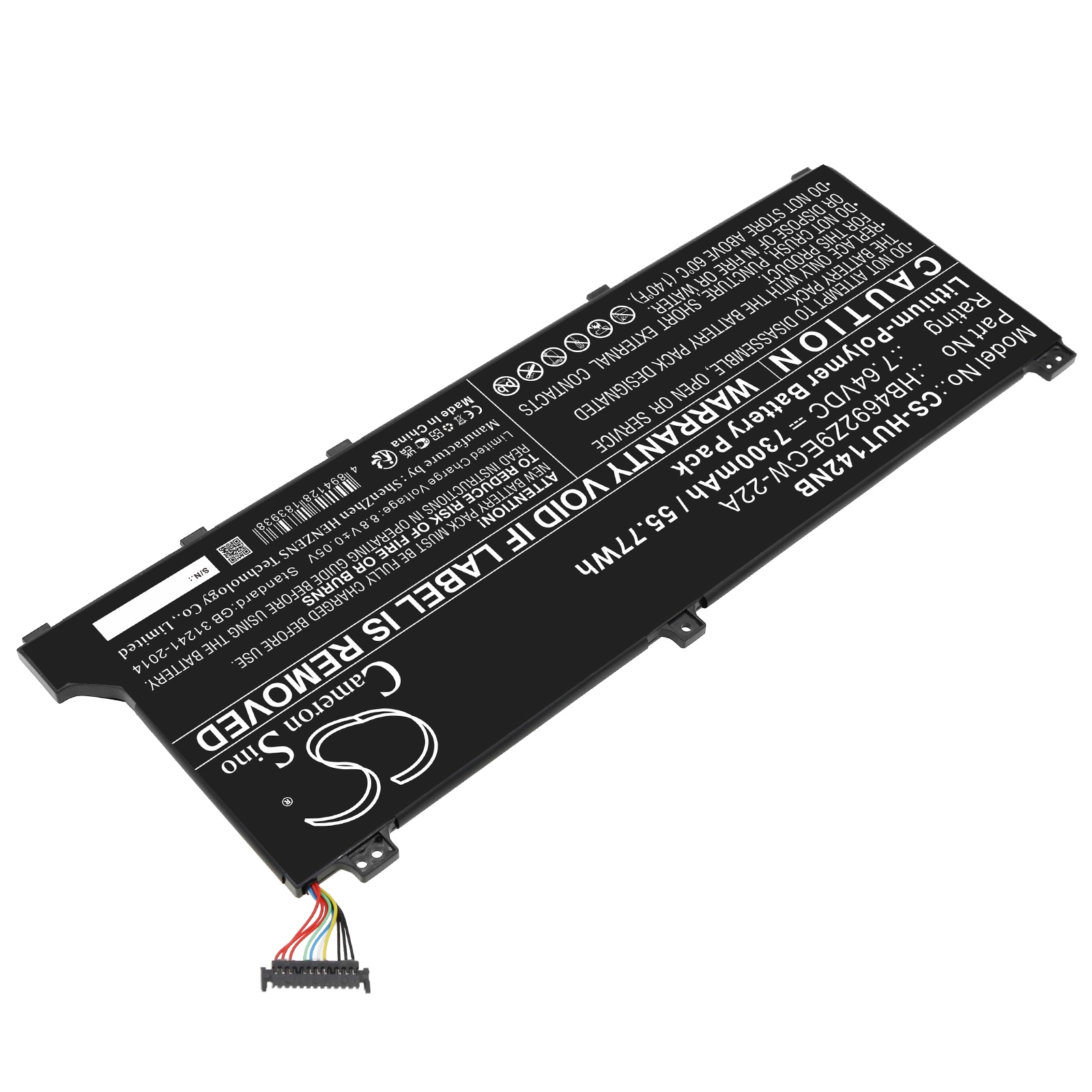 Batteri til bærbar PC for Huawei MateBook D 15 Ryzen 5 5500U