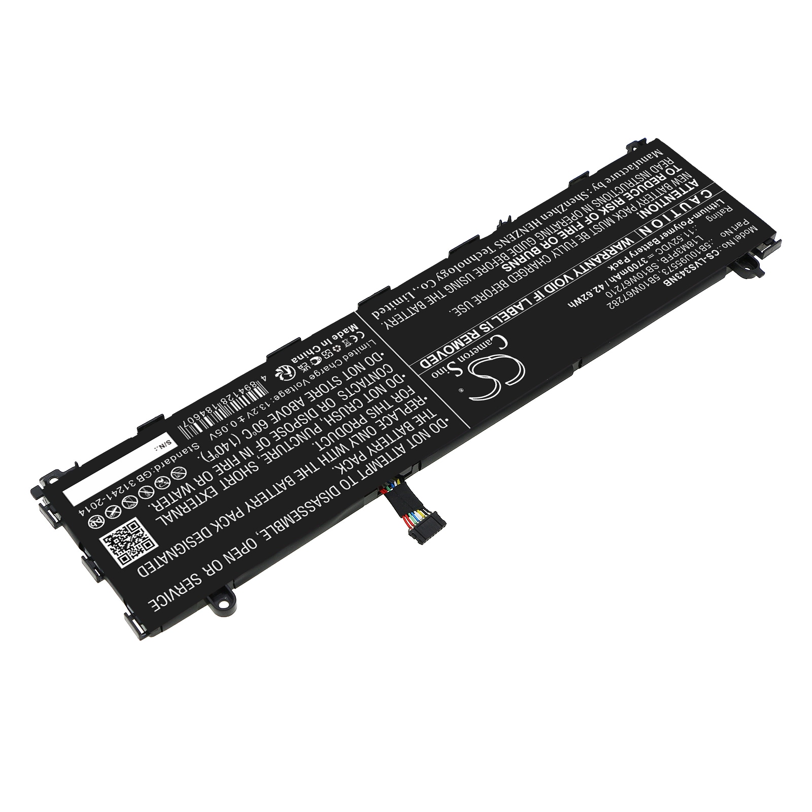 Batteri til bærbar PC for Lenovo IdeaPad S340-13IML og andre.