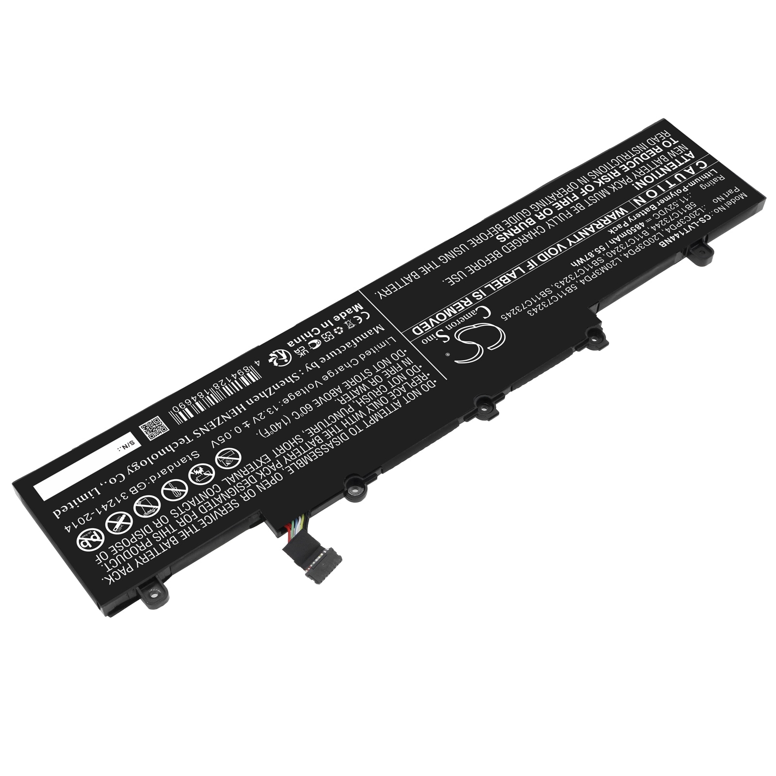 Batteri til bærbar PC for Lenovo ThinkPad E14 Gen 4(AMD)21EB0037GQ og andre.
