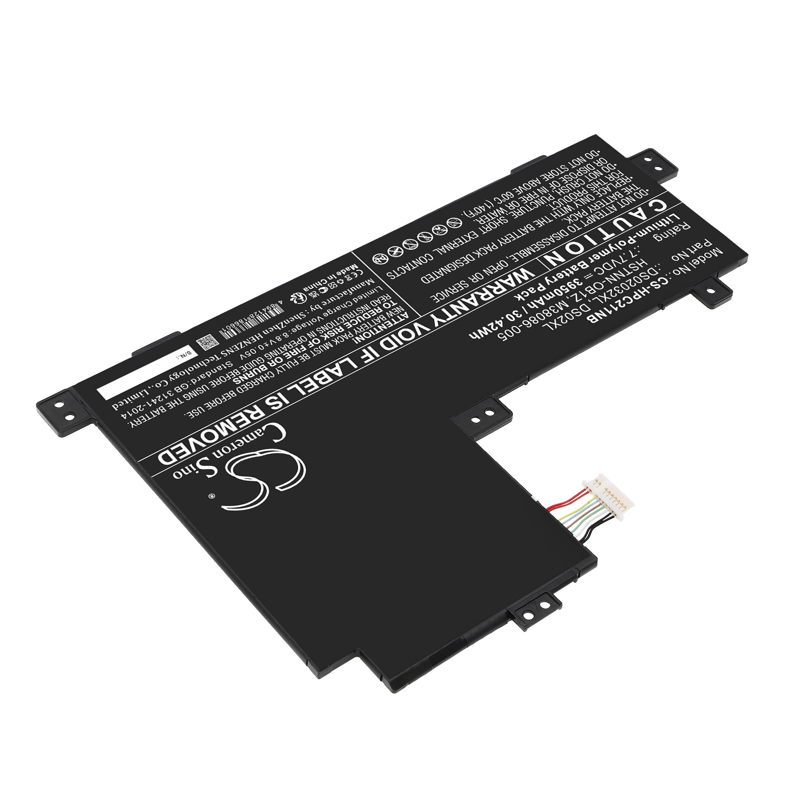 Batteri til bærbar PC for HP 40Q85UA, Chromebook X2 11-DA0013DX, 3G0N5UA og andre