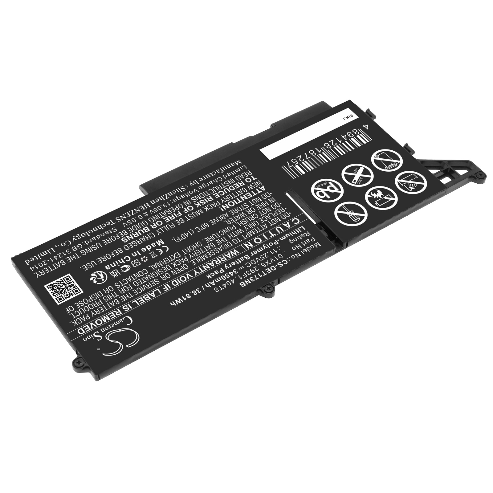 Batteri til bærbar PC for DELL Latitude 13 7330