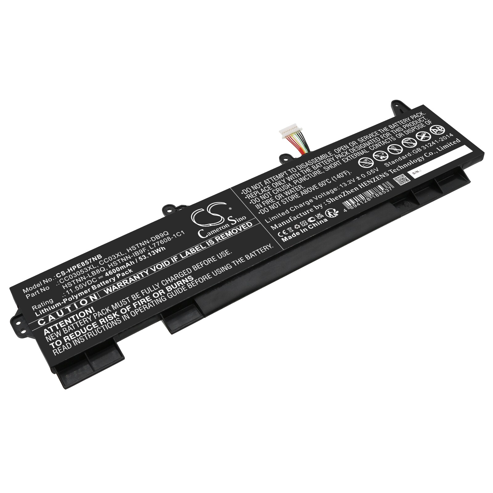 Batteri til bærbar PC for HP ZBook Firefly 15 G8 381M8Pa, EliteBook 850 G7 og andre