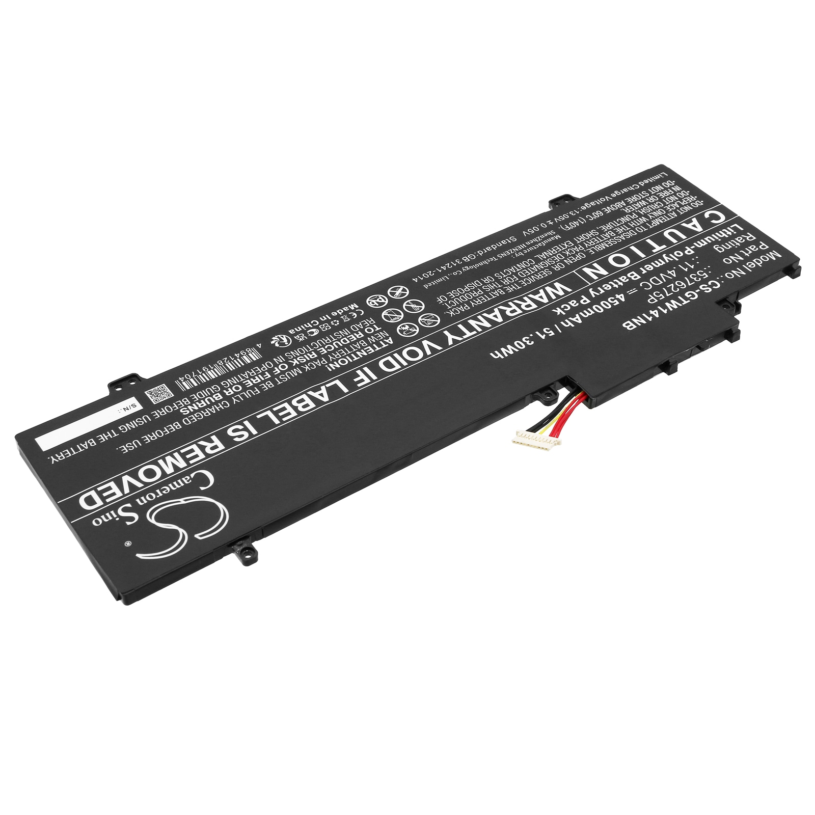 Batteri til bærbar PC for Gateway GWTN156-7BK, GWTN141-2BL, GWTN141-4bk og andre