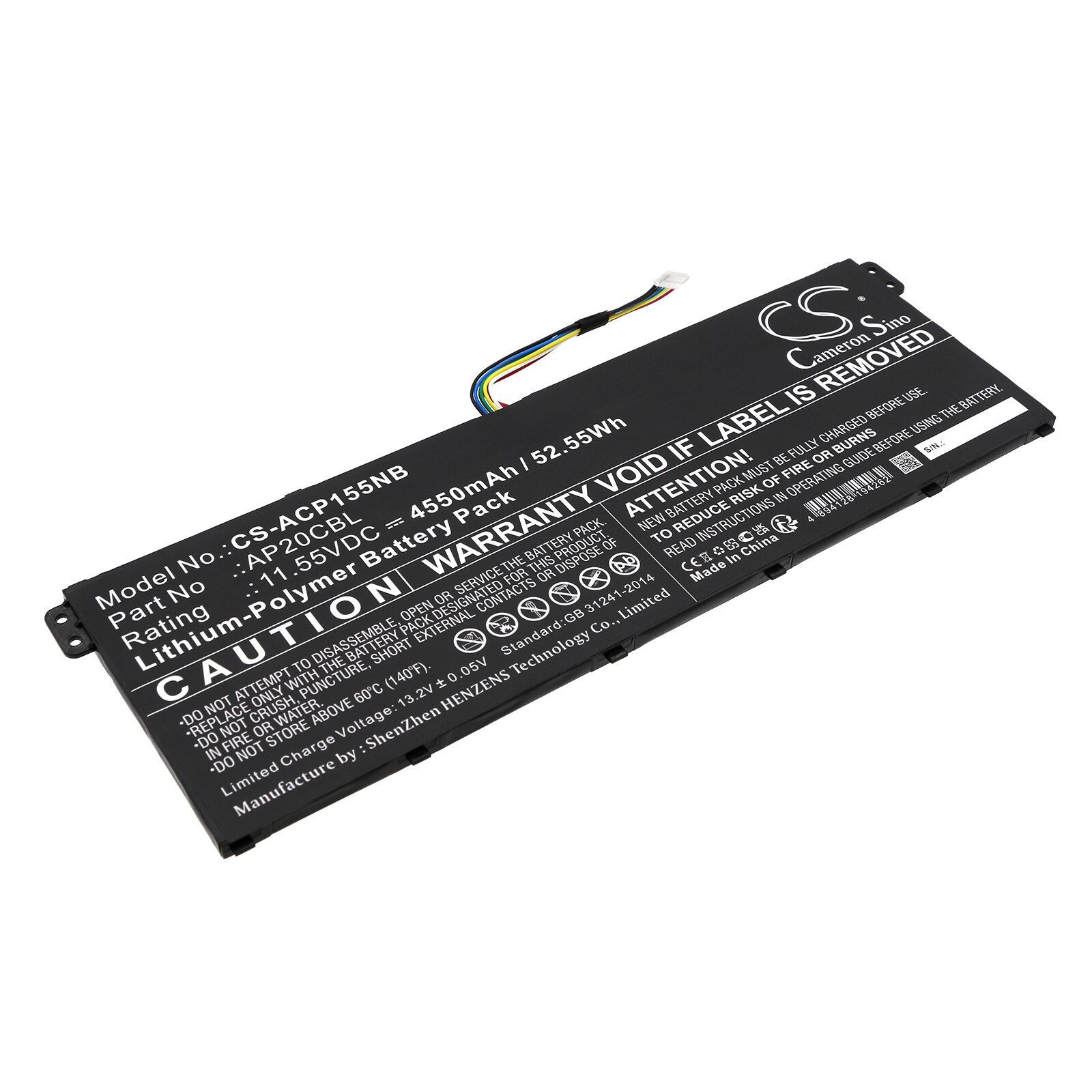 Batteri til bærbar PC for Acer Swift 3 SF314-511-51YL, Swift 3 SF314-43-R8GG og andre.