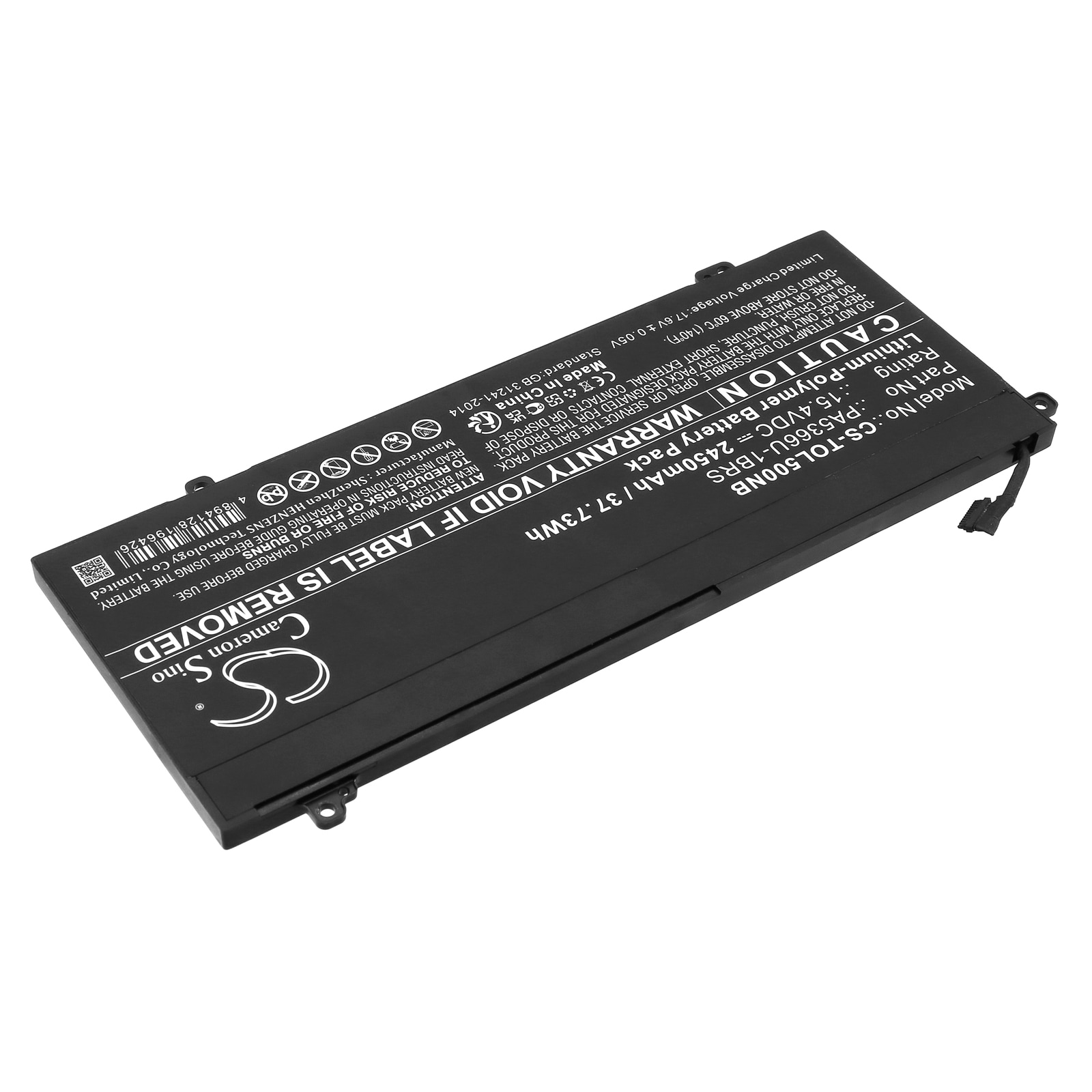 Batteri til bærbar PC for Toshiba Dynabook Satellite Pro L50 og andre.