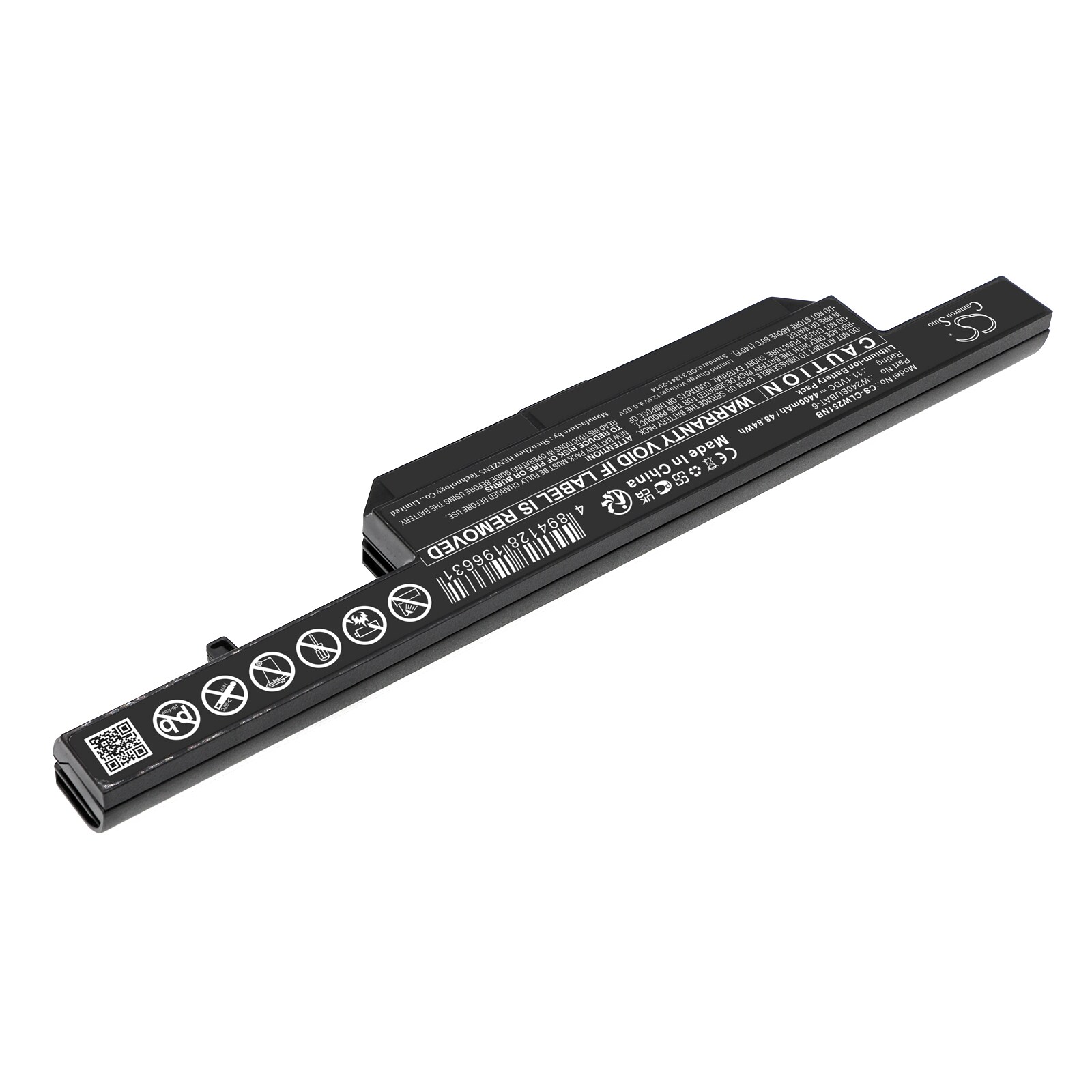 Batteri til bærbar PC for Clevo W251EL, W251ELQ, Zoostorm B980 og andre.