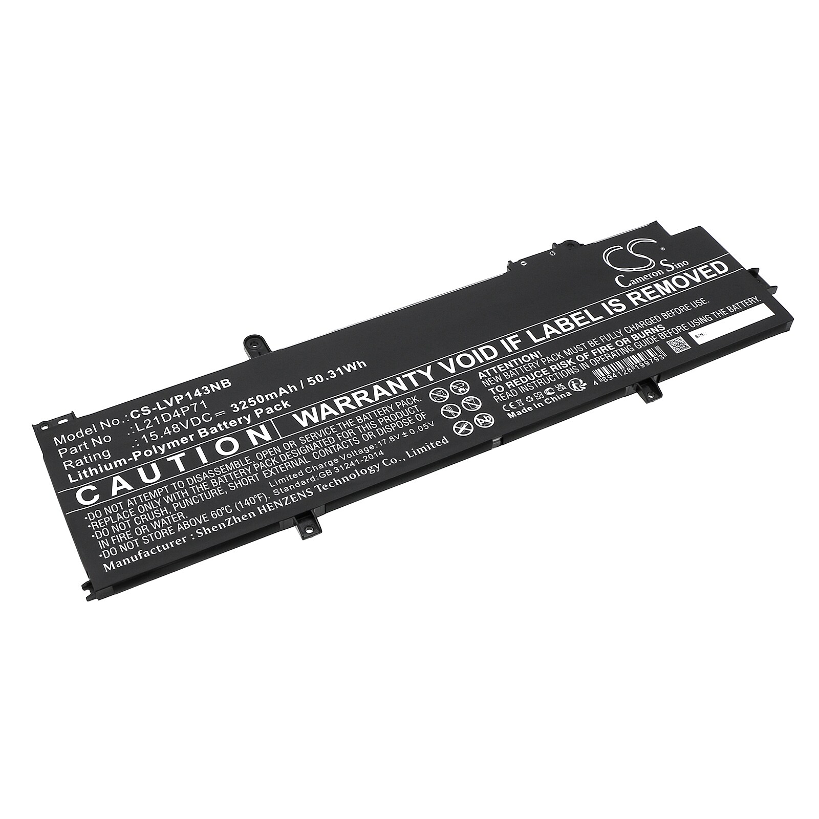 Batteri til bærbar PC for Lenovo ThinkPad P14s Gen 3 (AMD) 21J5000LMZ og andre.