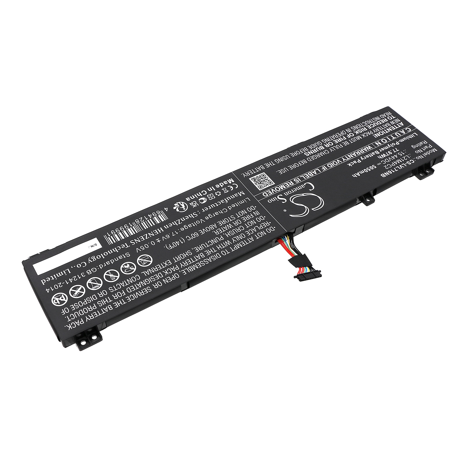 Batteri til bærbar PC for Lenovo Legion 7 16IAX7 82TD0099MH og andre.