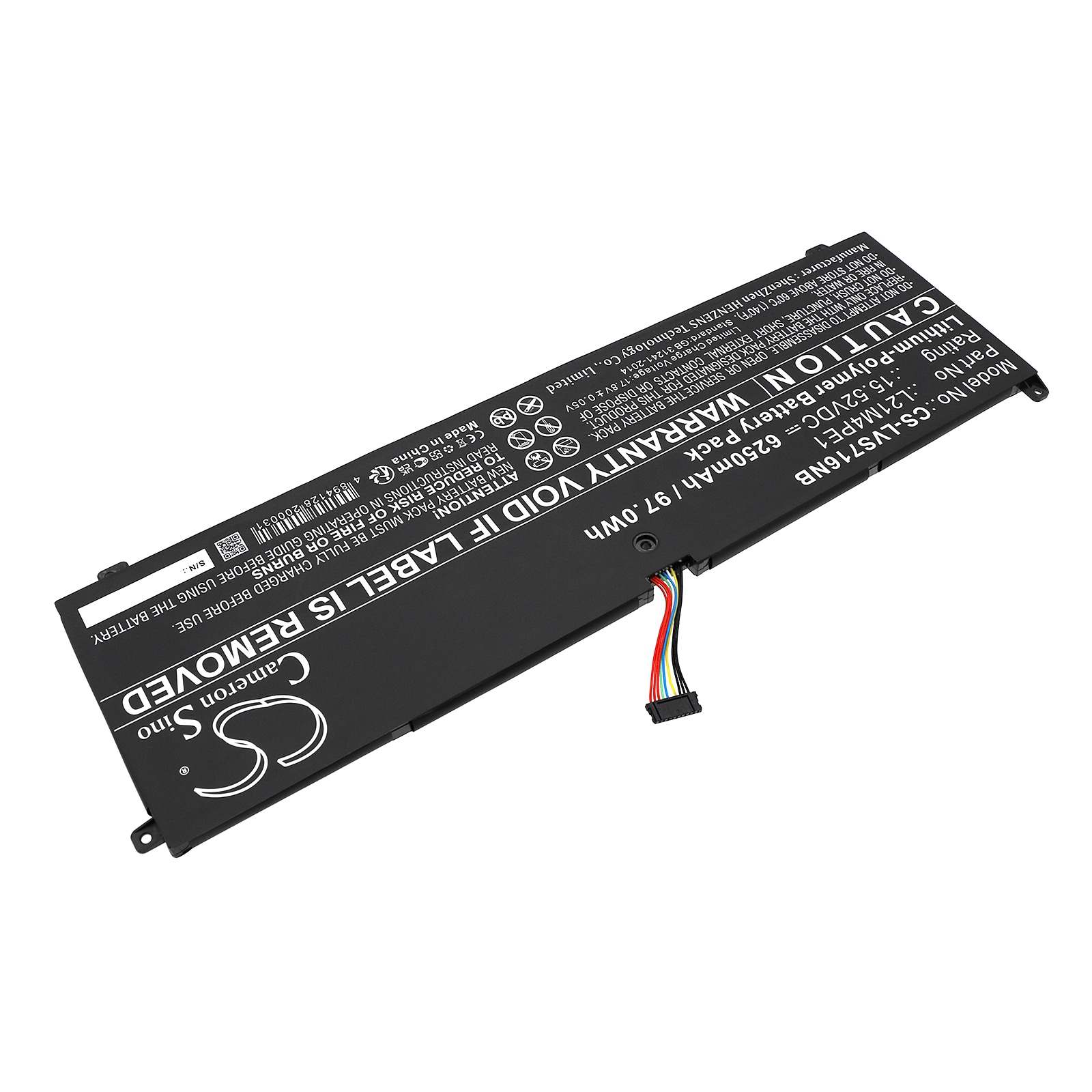 Batteri til bærbar PC for Lenovo Legion S7 16IAH7 82TF008SRK og andre.
