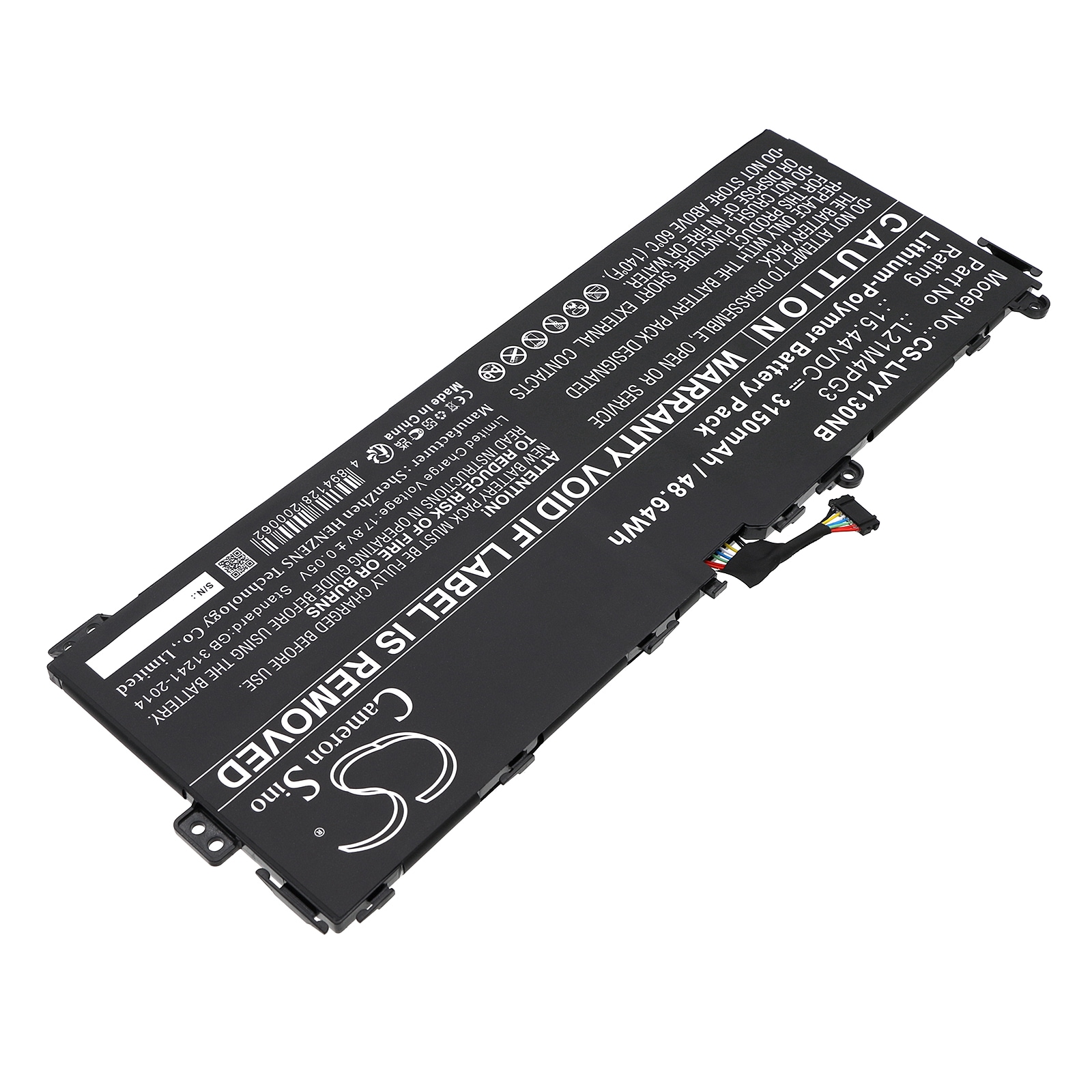 Batteri til bærbar PC for Lenovo Yoga 13W
