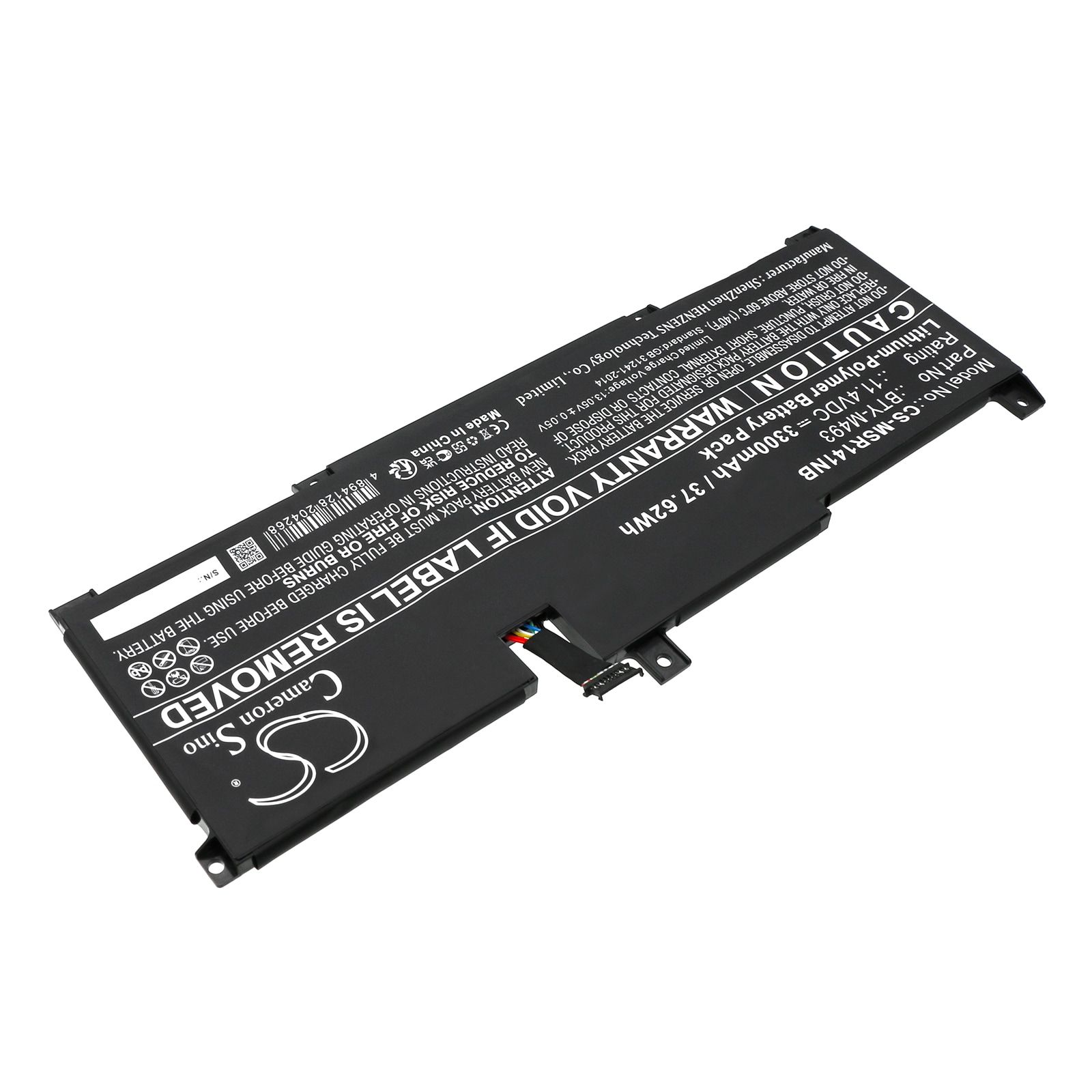 Batteri til bærbar PC for MSI Modern 14 B11MOU-861IN, Modern 14 B11 og andre.
