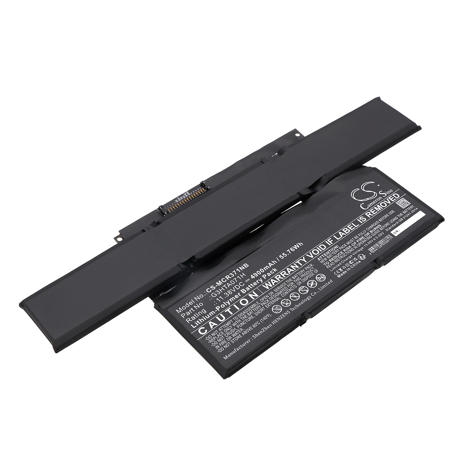 Batteri til bærbar PC for Microsoft Surface Laptop Studio 1964 14,4"