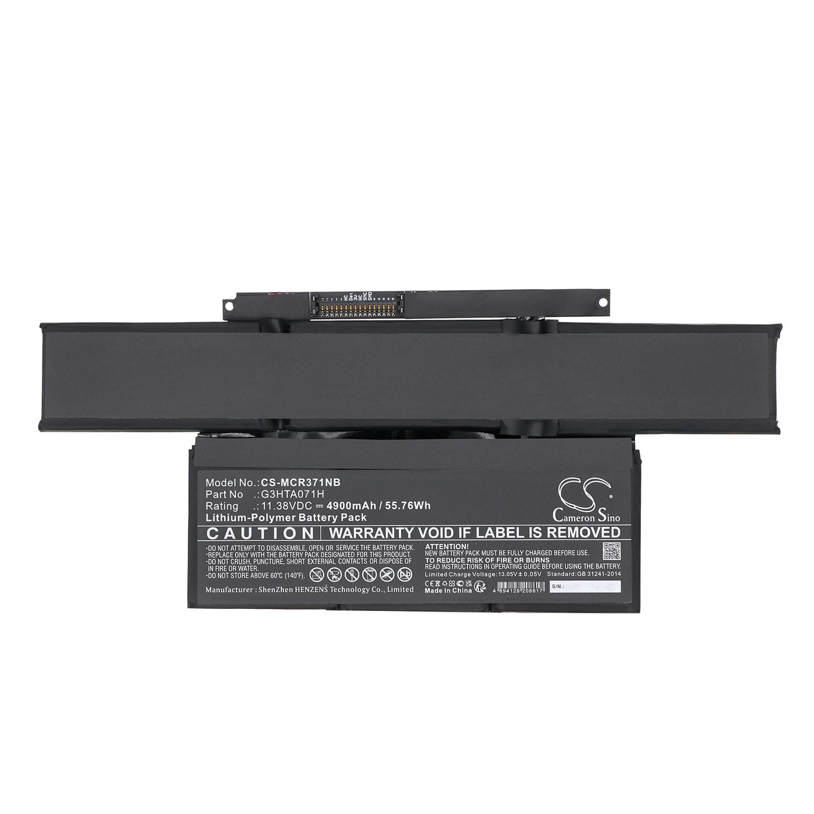 Batteri til bærbar PC for Microsoft Surface Laptop Studio 1964 14,4"