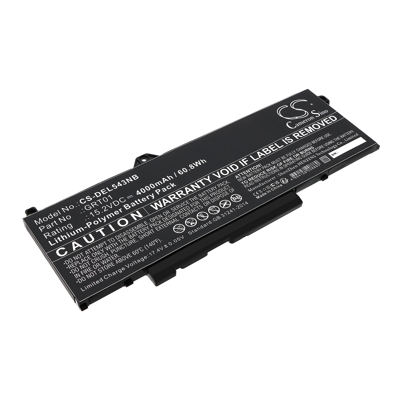 Batteri til bærbar PC for DELL Precision 15 3571, Alienware M17 R5 AMD og andre.