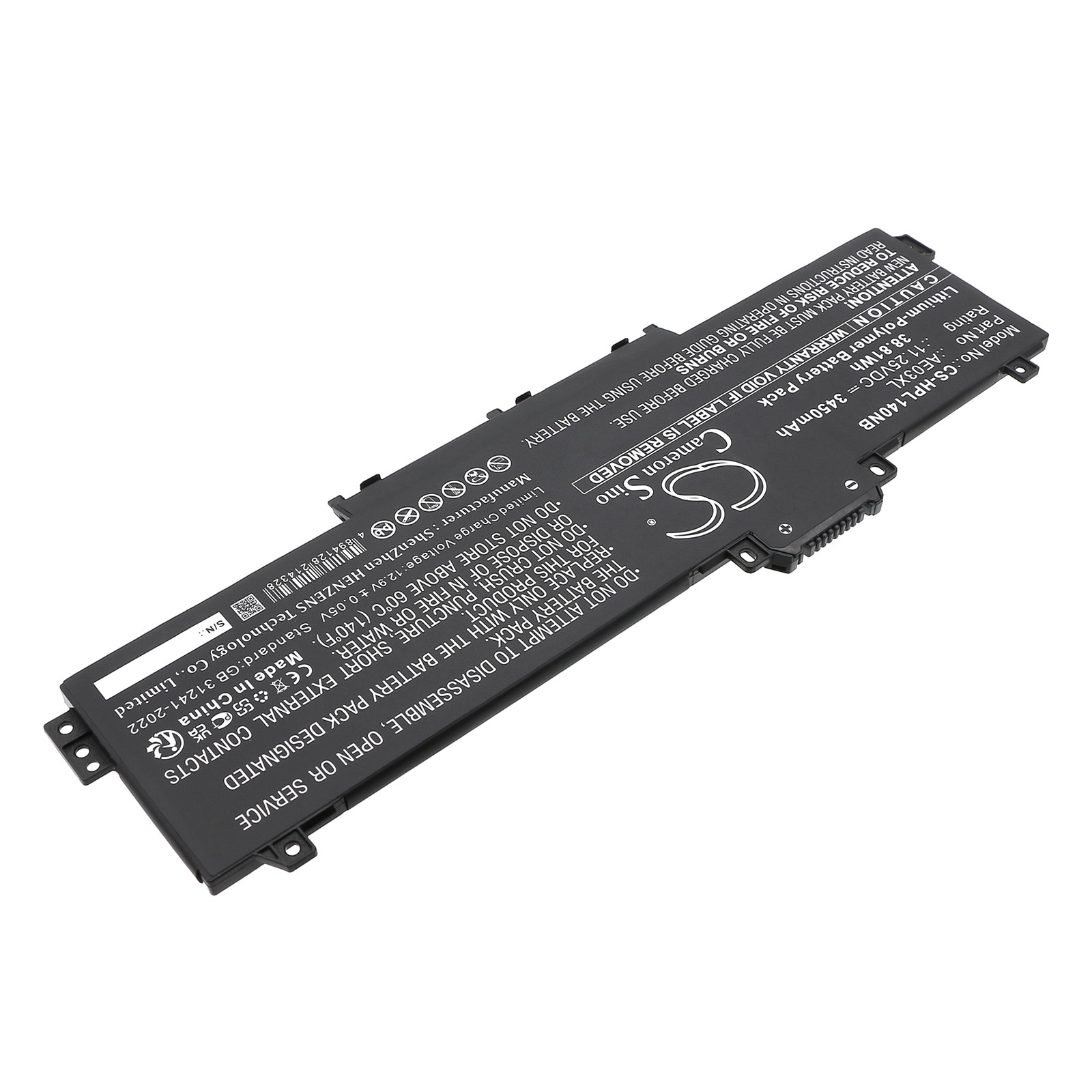 Batteri til bærbar PC for HP 14-EE0000, 14-EE0001NB, 14-EE0002NB og andre
