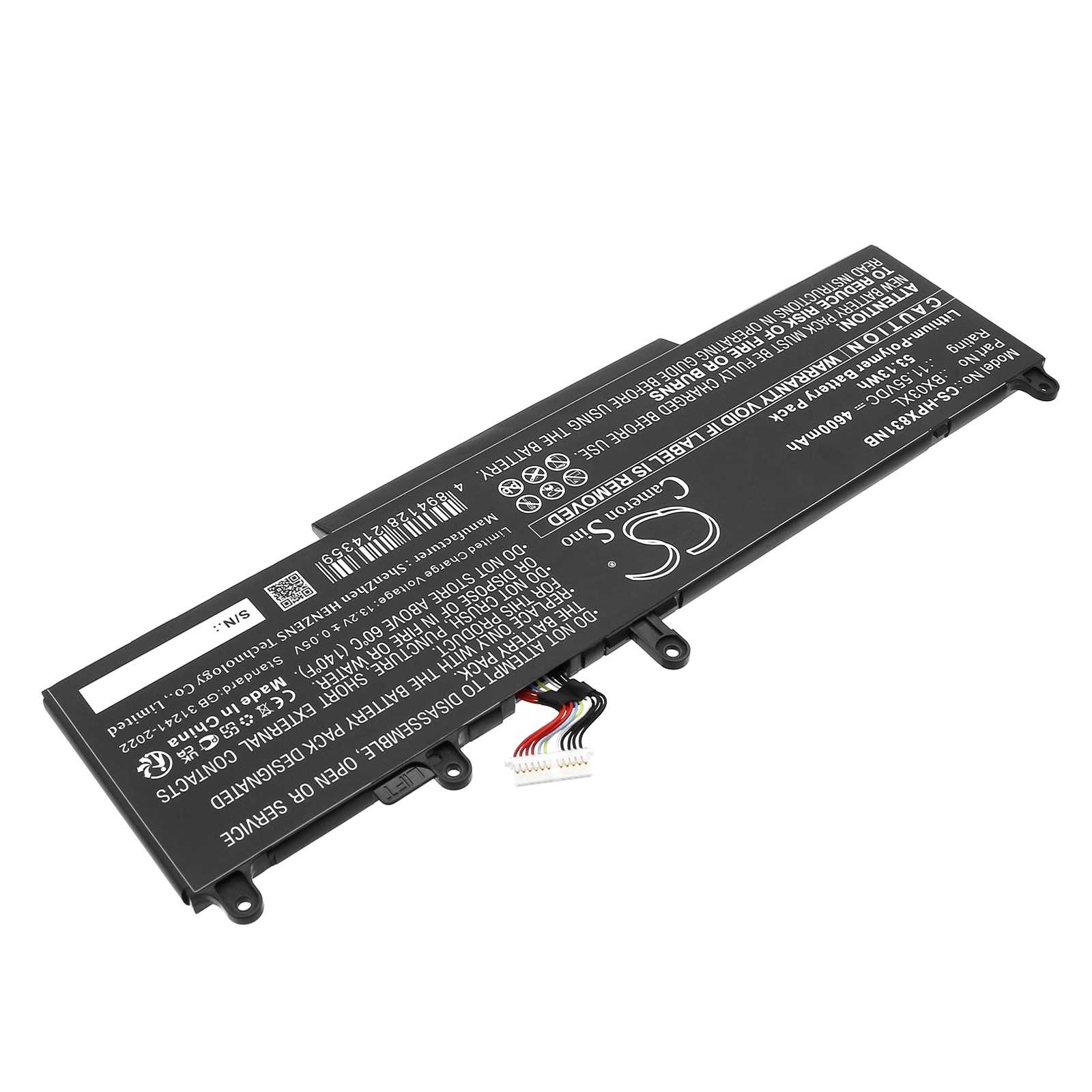 Batteri til bærbar PC for HP Elite X360 830 G11 2 In 1 og andre.
