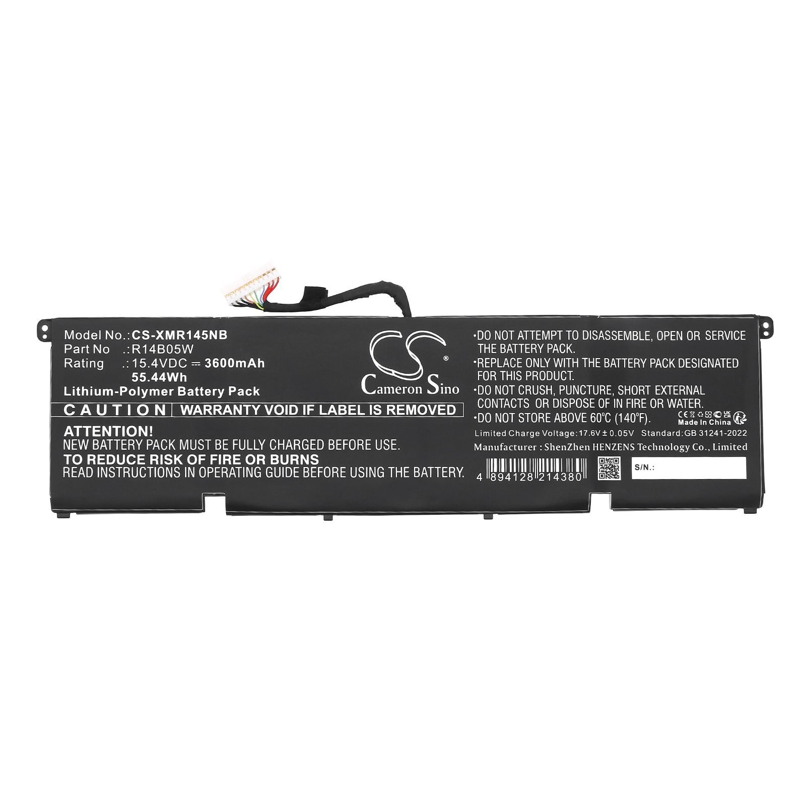 Batteri til bærbar PC for Xiaomi Pro X 14