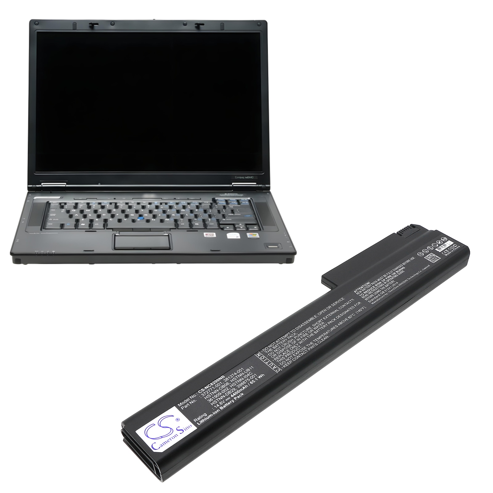 Batteri til bærbar PC for HP Business Notebook 8700 og andre