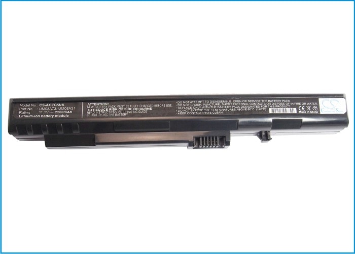 Batteri til bærbar PC for Acer Aspire One, Aspire One A110-1295 og andre.