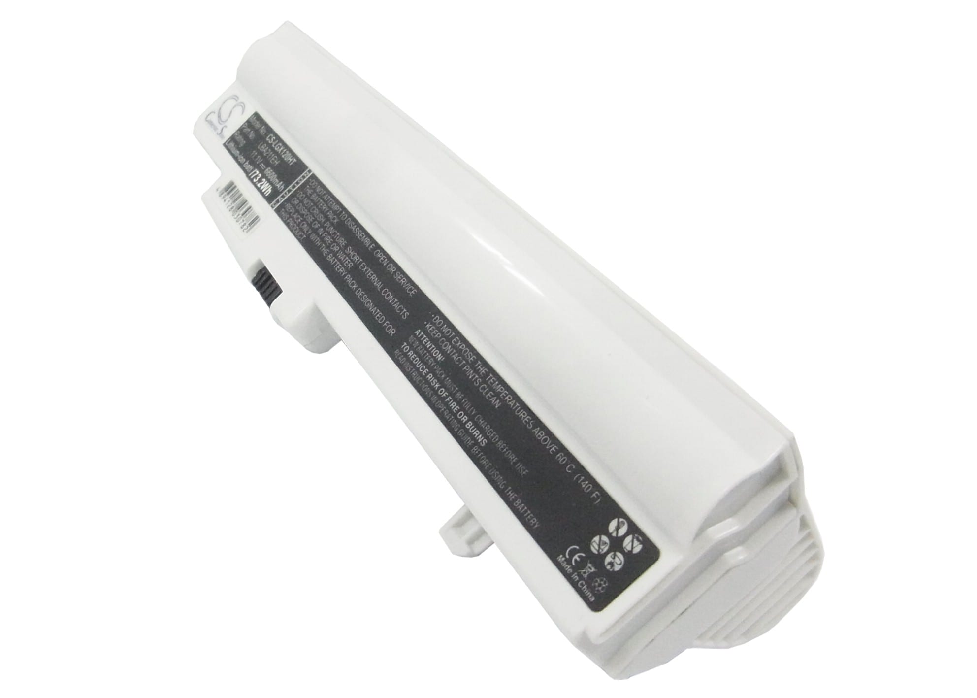 Batteri til bærbar PC for LG X120, X120-L.C7B1A9, X120-L.C7L1A9 og andre.