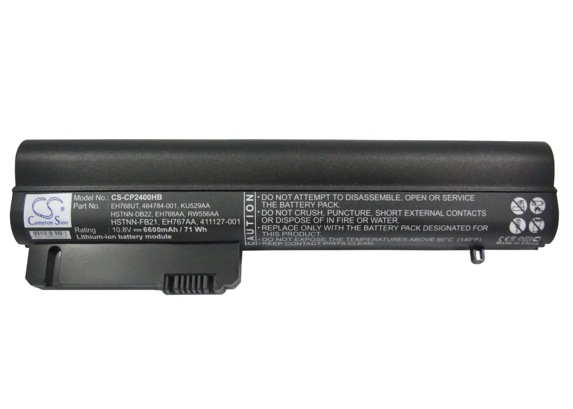 Batteri til bærbar PC for HP EliteBook 2533t, Elitebook 2540p, 2533t og andre.