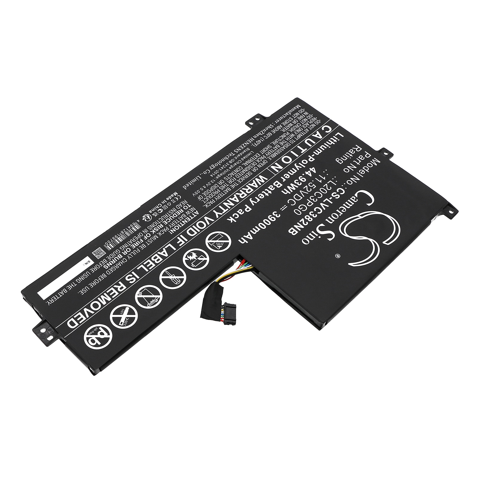 Batteri til bærbar PC for Lenovo 300w Gen 3 82J1001HSP og andre.