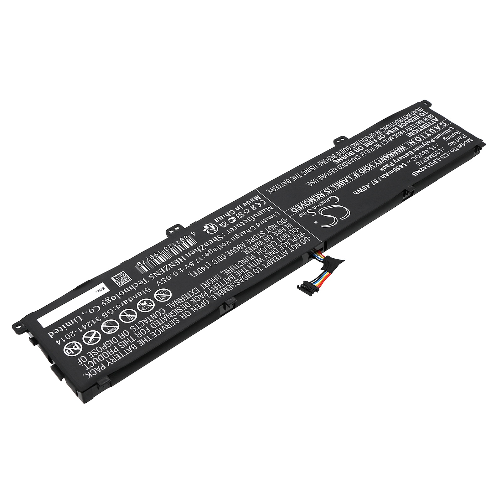 Batteri til bærbar PC for Lenovo ThinkPad P1 Gen 4 20Y3000KMS og andre.