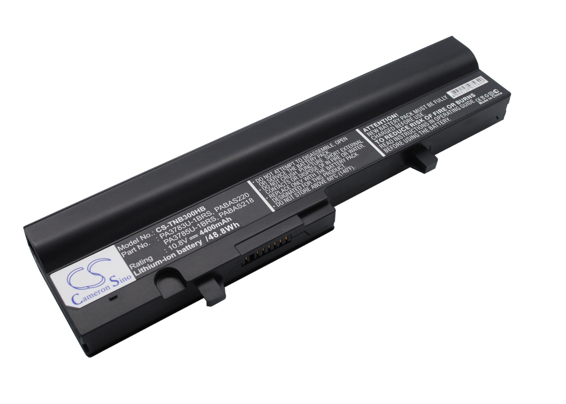 Batteri til bærbar PC for Toshiba Satellite NB300, Satellite N302 og andre.