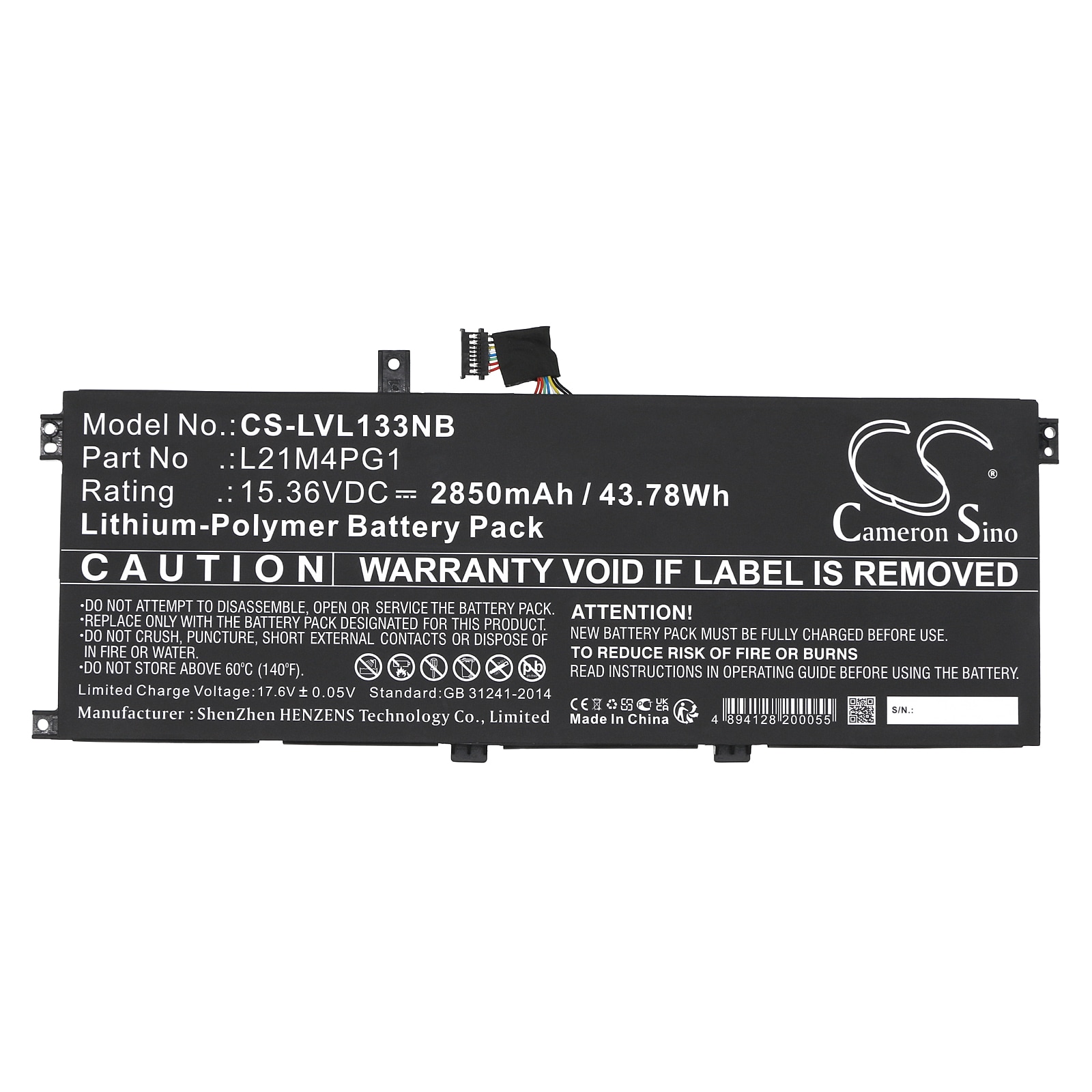 Batteri til bærbar PC for Lenovo ThinkPad L13 Yoga Gen 3 (Intel) 21B5003MIU og andre.