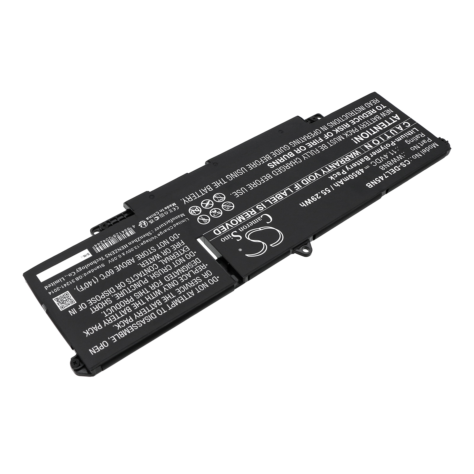 Batteri til bærbar PC for DELL Latitude 7450, Latitude 7640, Latitude 7440 og andre.