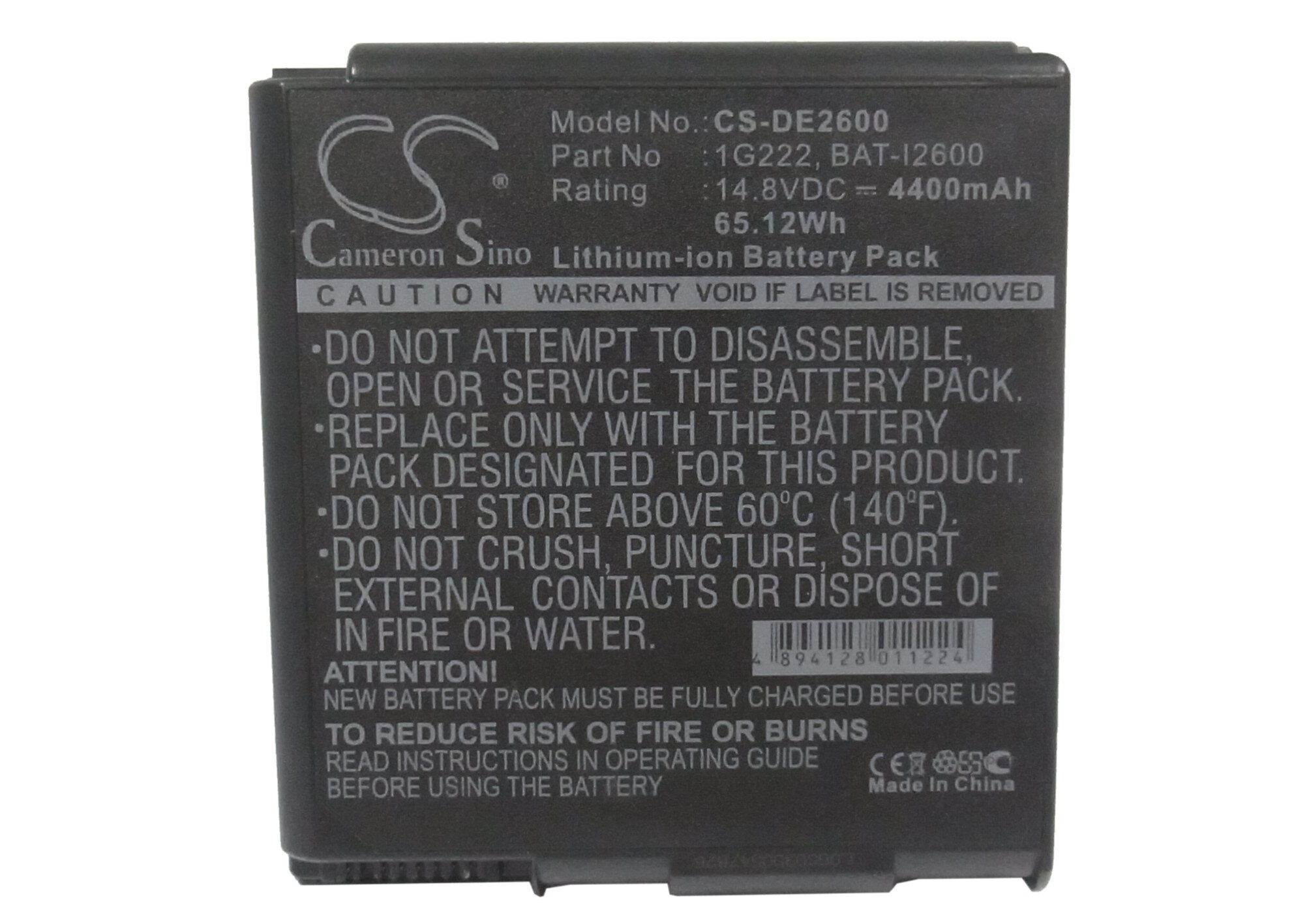 Batteri til bærbar PC for DELL Inspiron 2600, Inspiron 2650, Smart PC100N og andre.