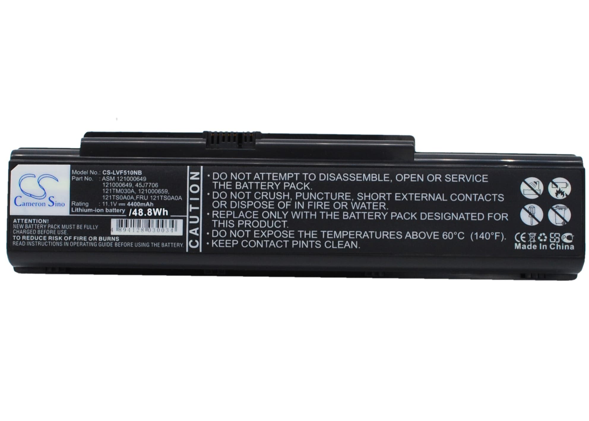 Batteri til bærbar PC for Lenovo IdeaPad Y710, IdeaPad Y730, IdeaPad Y530 og andre.