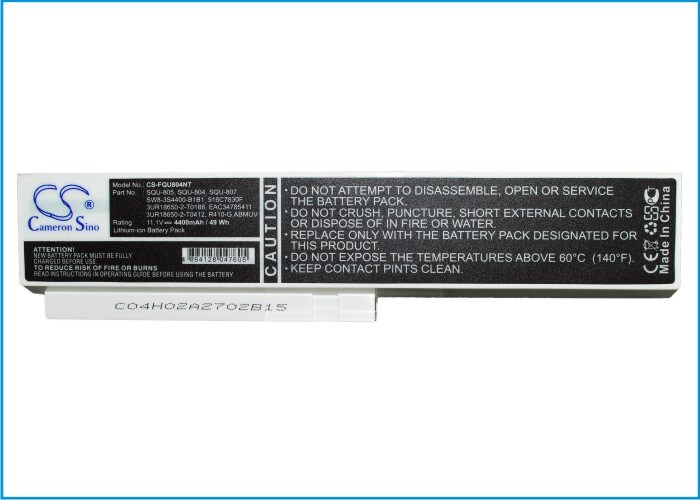 Batteri til bærbar PC for Philips Freevents 15NB8611/05, Freevents 15NB8611