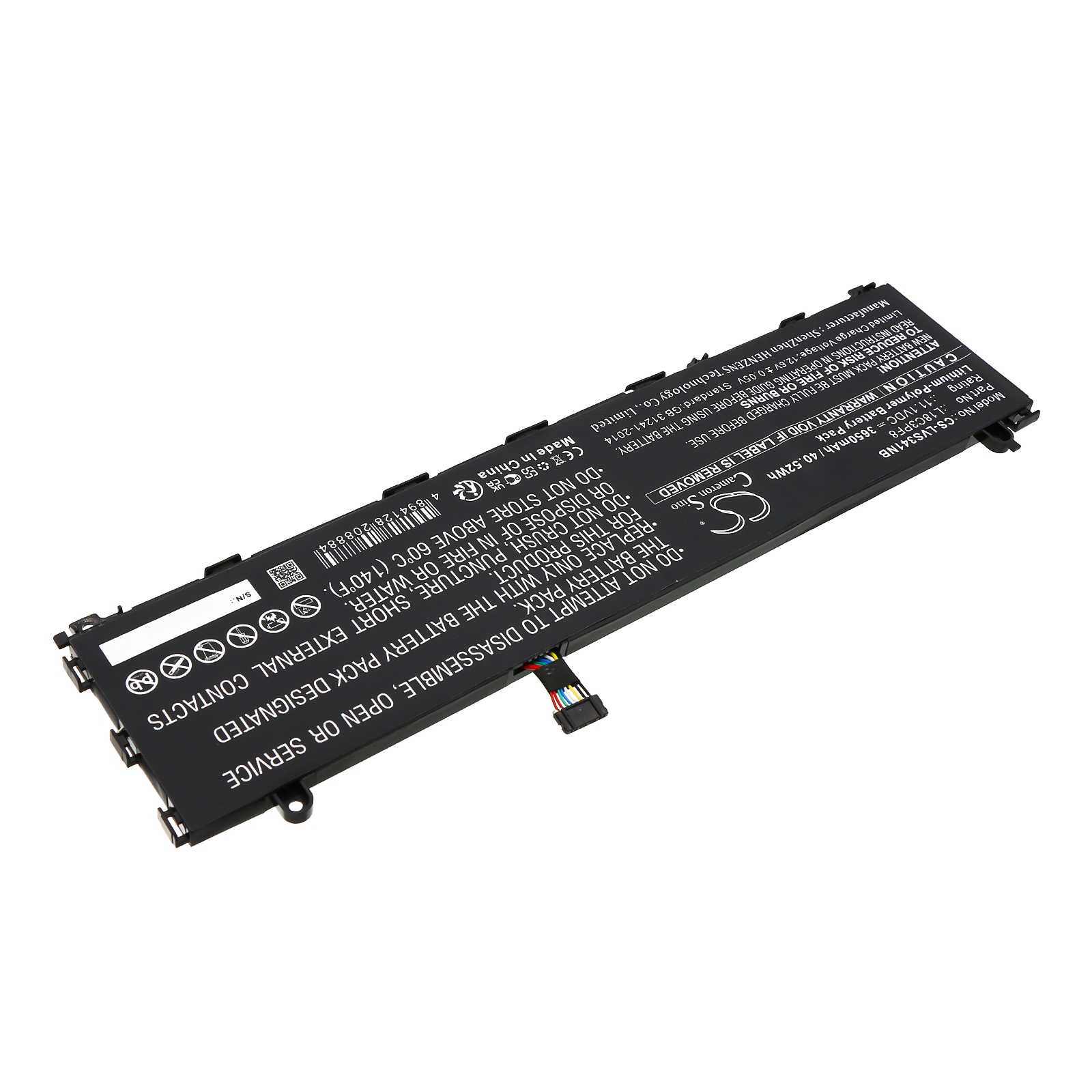 Batteri til bærbar PC for Lenovo IdeaPad S340-13IML og andre.