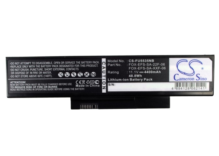 Batteri til bærbar PC for Fujitsu Fujitsu Esprimo Mobile V5515 og andre