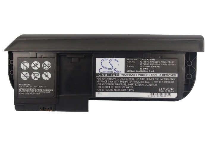 Batteri til bærbar PC for Lenovo ThinkPad X220 Tablet, ThinkPad X220i Tablet og andre.